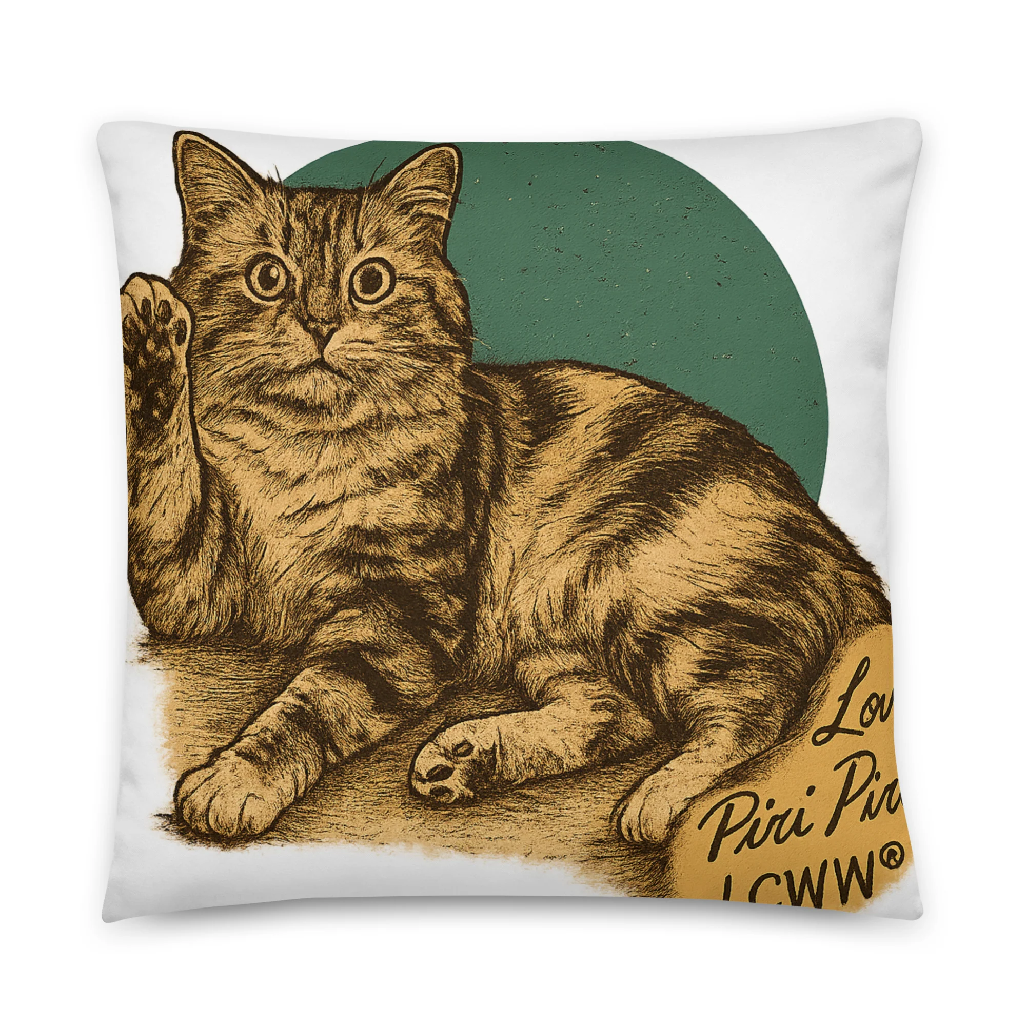 Piri Piri the Paw-Five Lady – Pillow - Image 5