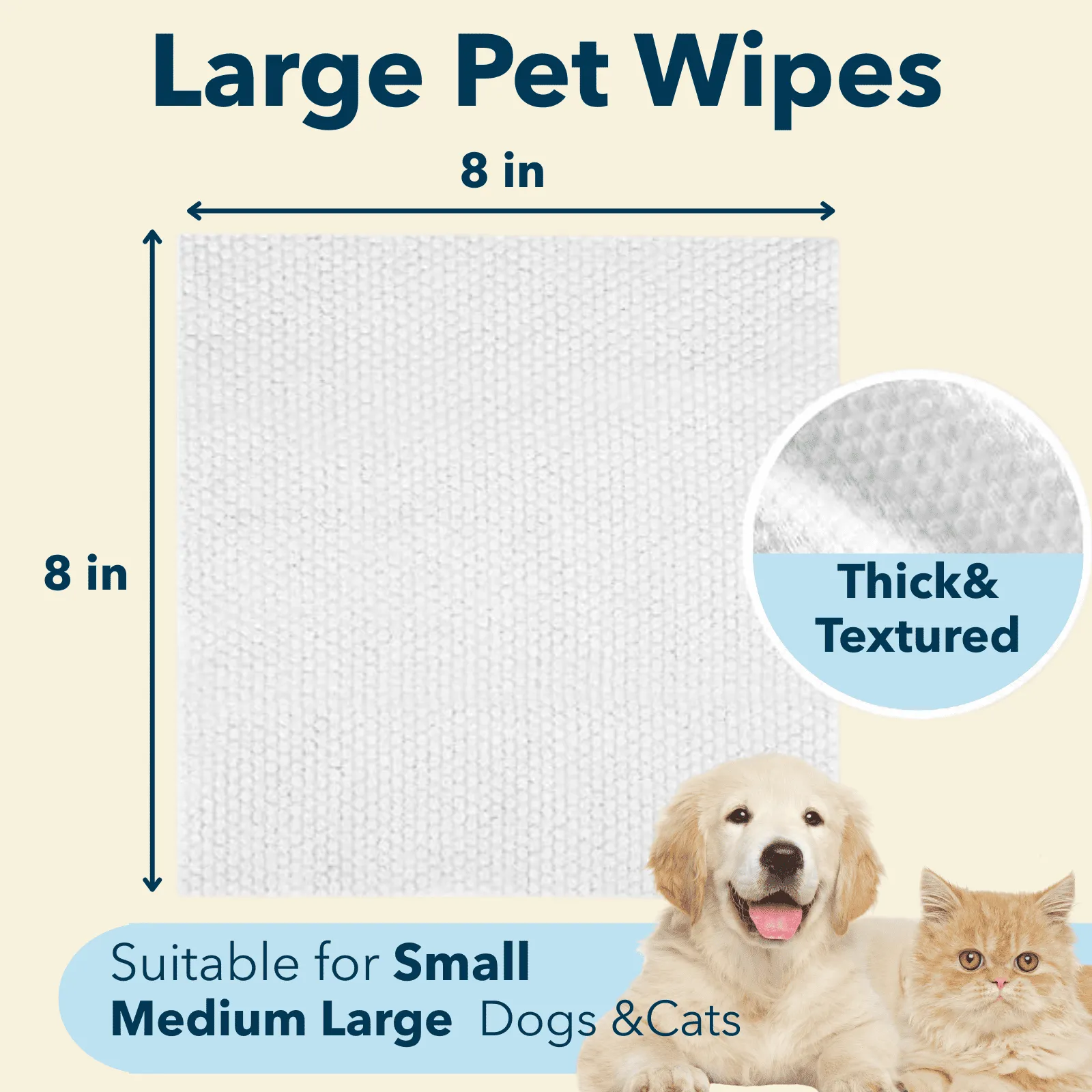 Plant-Based Pet Wipes for Dogs & Cats – Hypoallergenic, Gentle, Cleaning & Hydrating for Paws, Body & Butt – Daily Grooming Use – 400 Count - Image 4