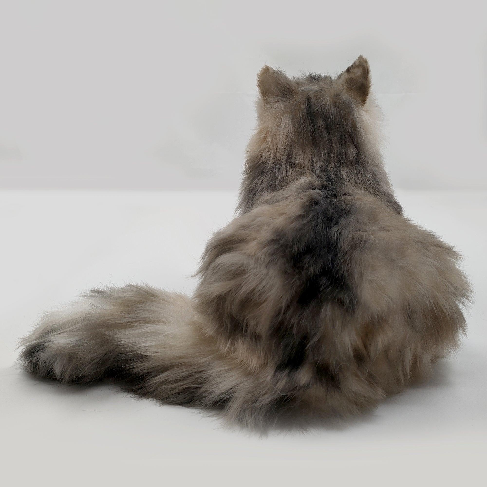 Plush Grey and Black Cat MADE-TO-ORDER - Image 3