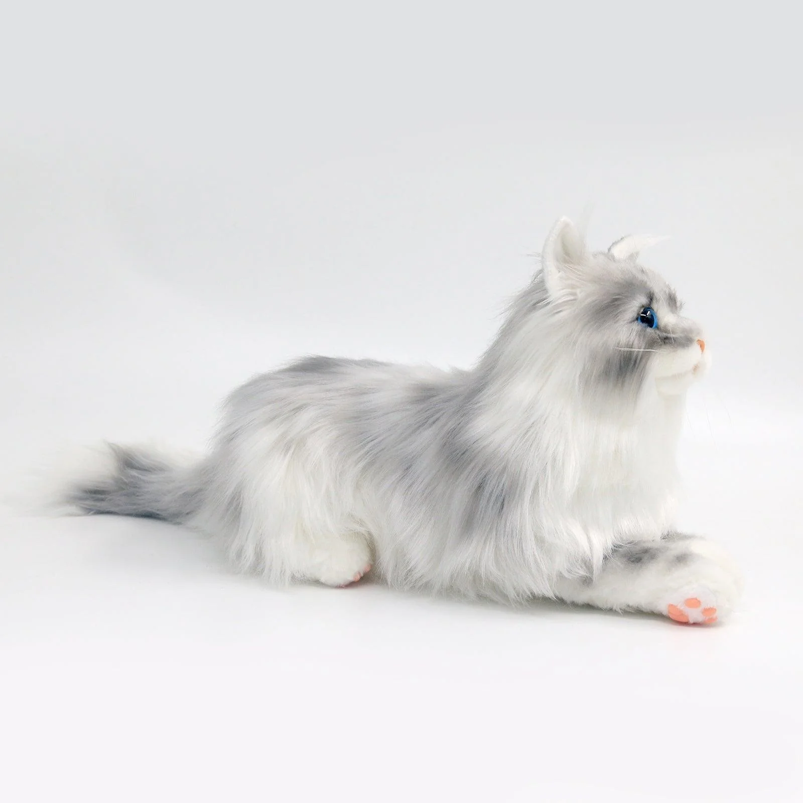 Plush Grey Hair Cat with Blue Eyes Order to Make - Image 4