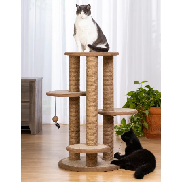 Prevue Kitty Power Paws® Multi‑Tier Cat Scratching Post (37" H) - Image 3