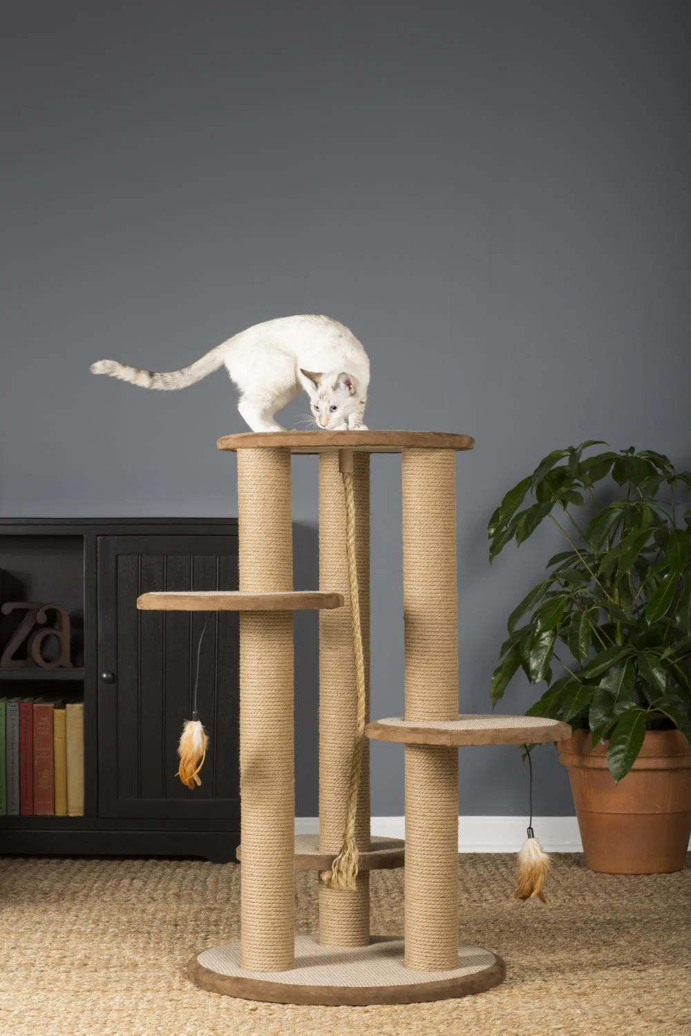 Prevue Kitty Power Paws® Multi‑Tier Cat Scratching Post (37" H) - Image 5