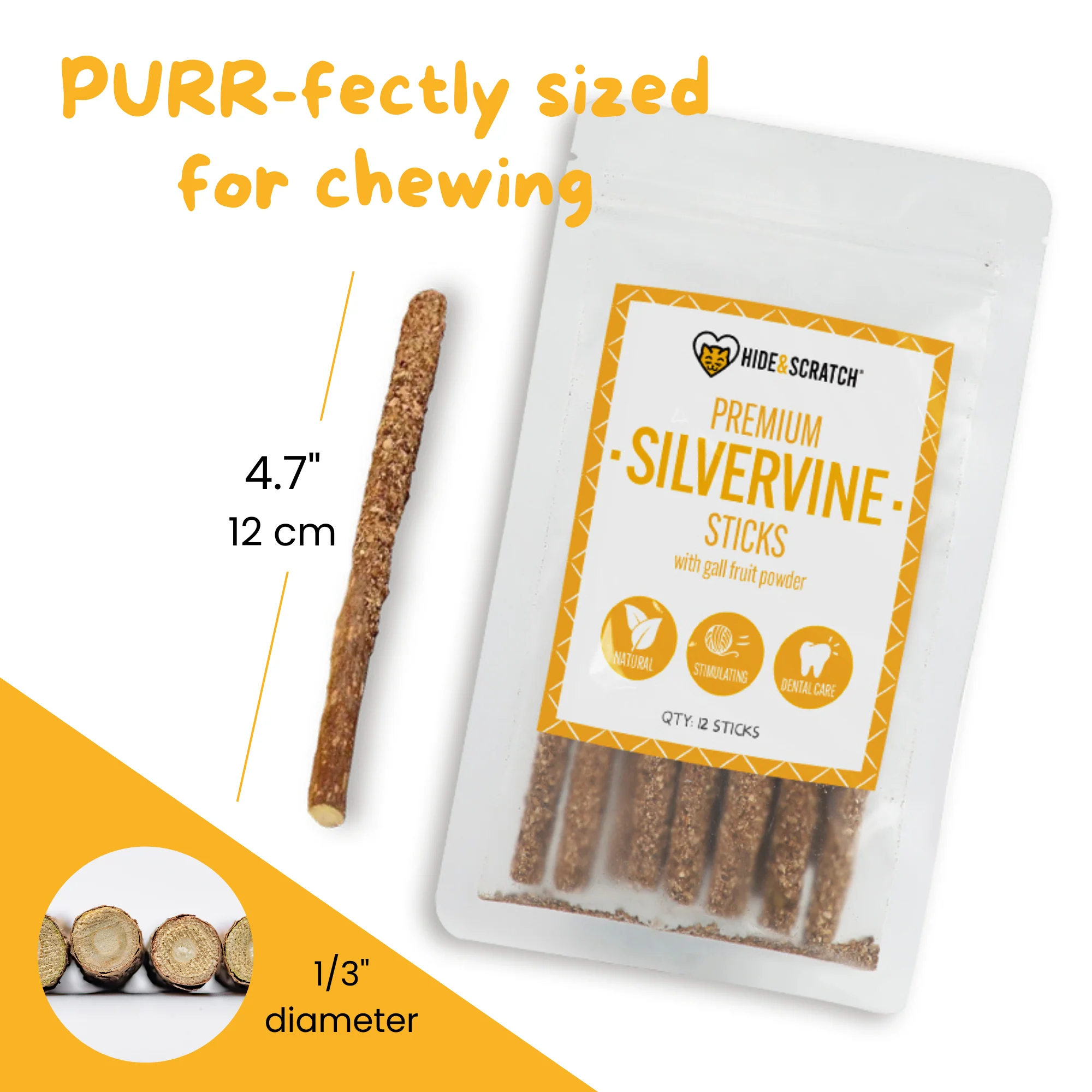 Premium Silvervine Sticks with Gall Fruit Powder (12 ct) - Image 4