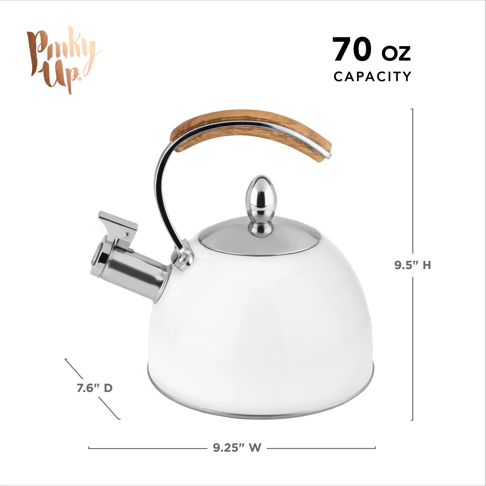 Presley White Tea Kettle - Image 6