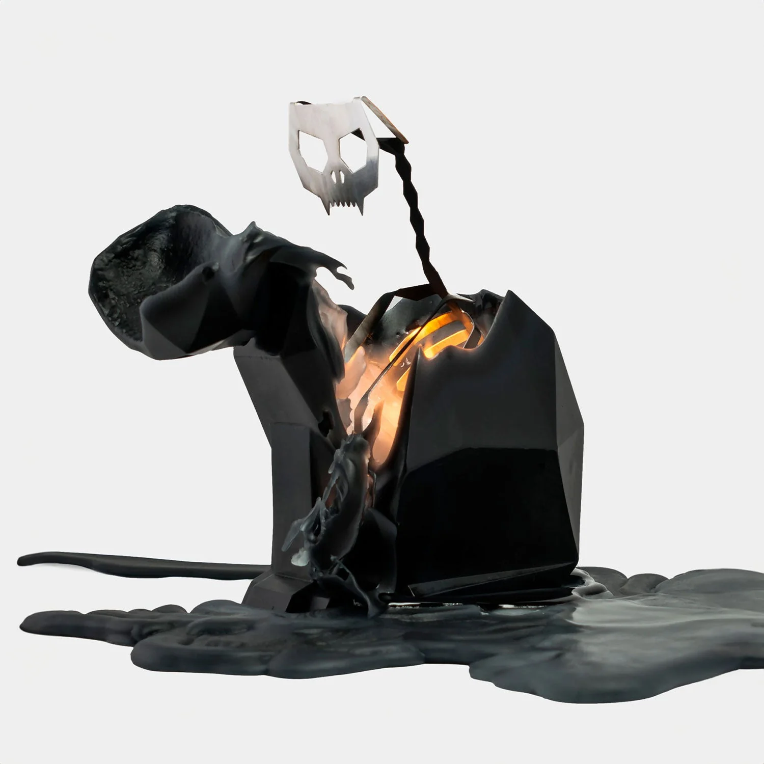 PyroPet Kisa Cat Candle - Black - Image 2