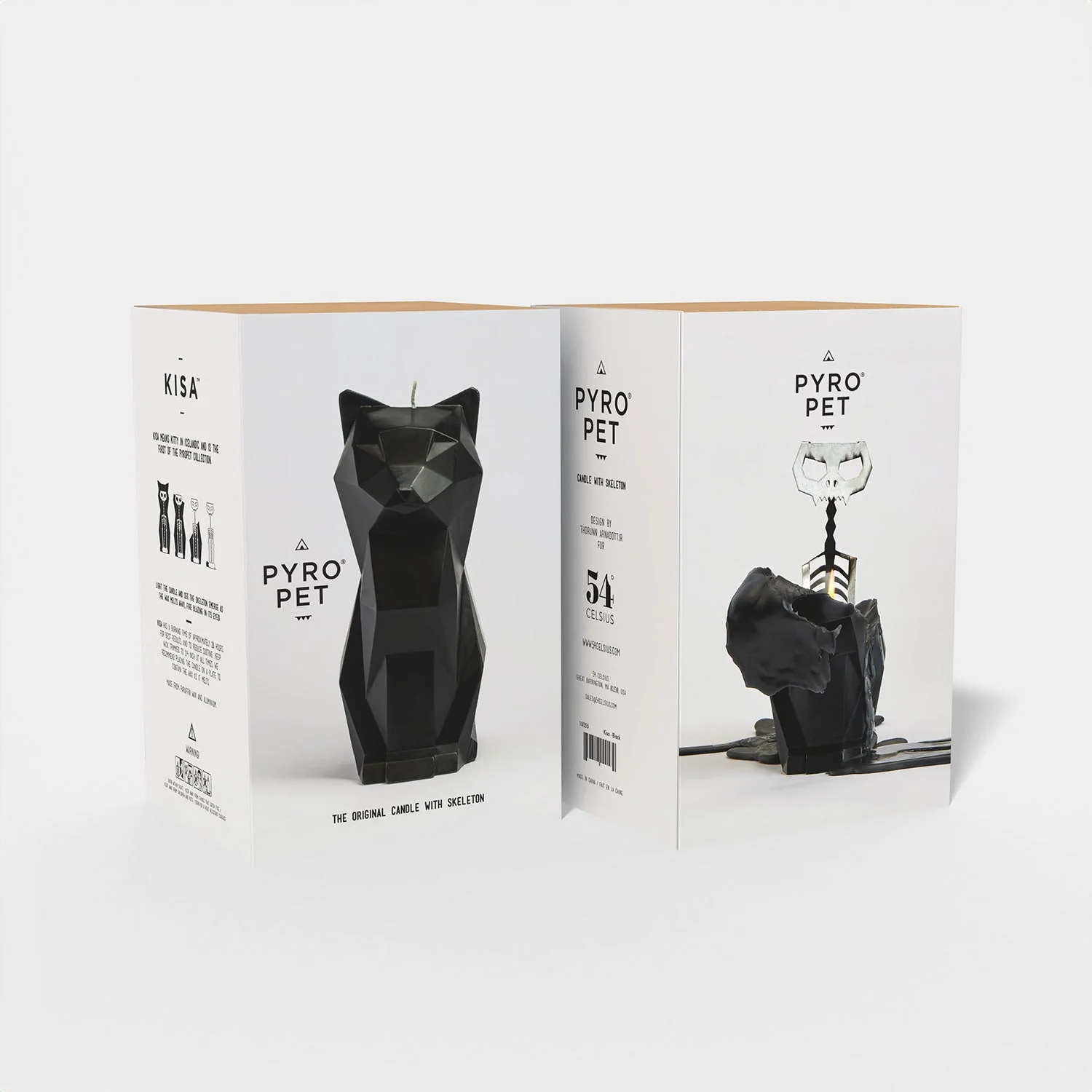 PyroPet Kisa Cat Candle - Black - Image 6