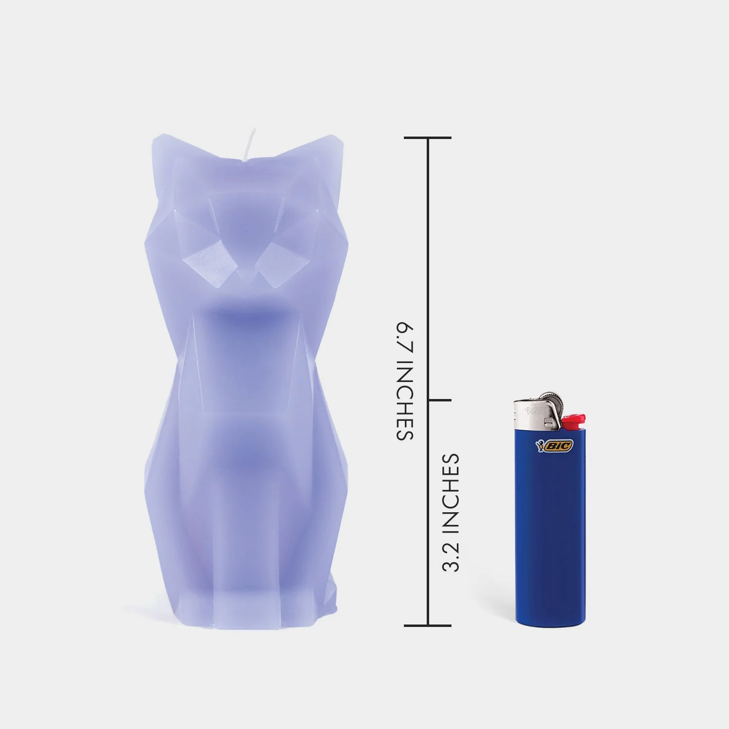 PyroPet Kisa Cat Candle - Lavender - Image 3