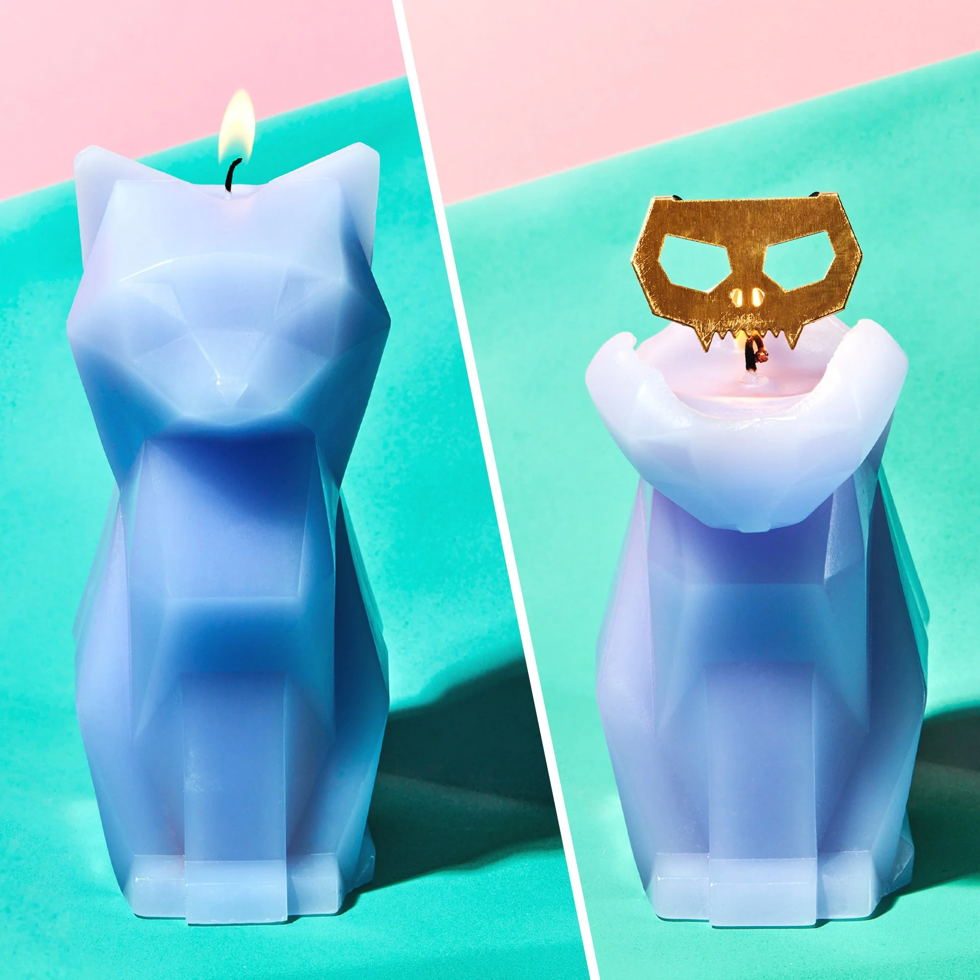 PyroPet Kisa Cat Candle - Lavender - Image 4
