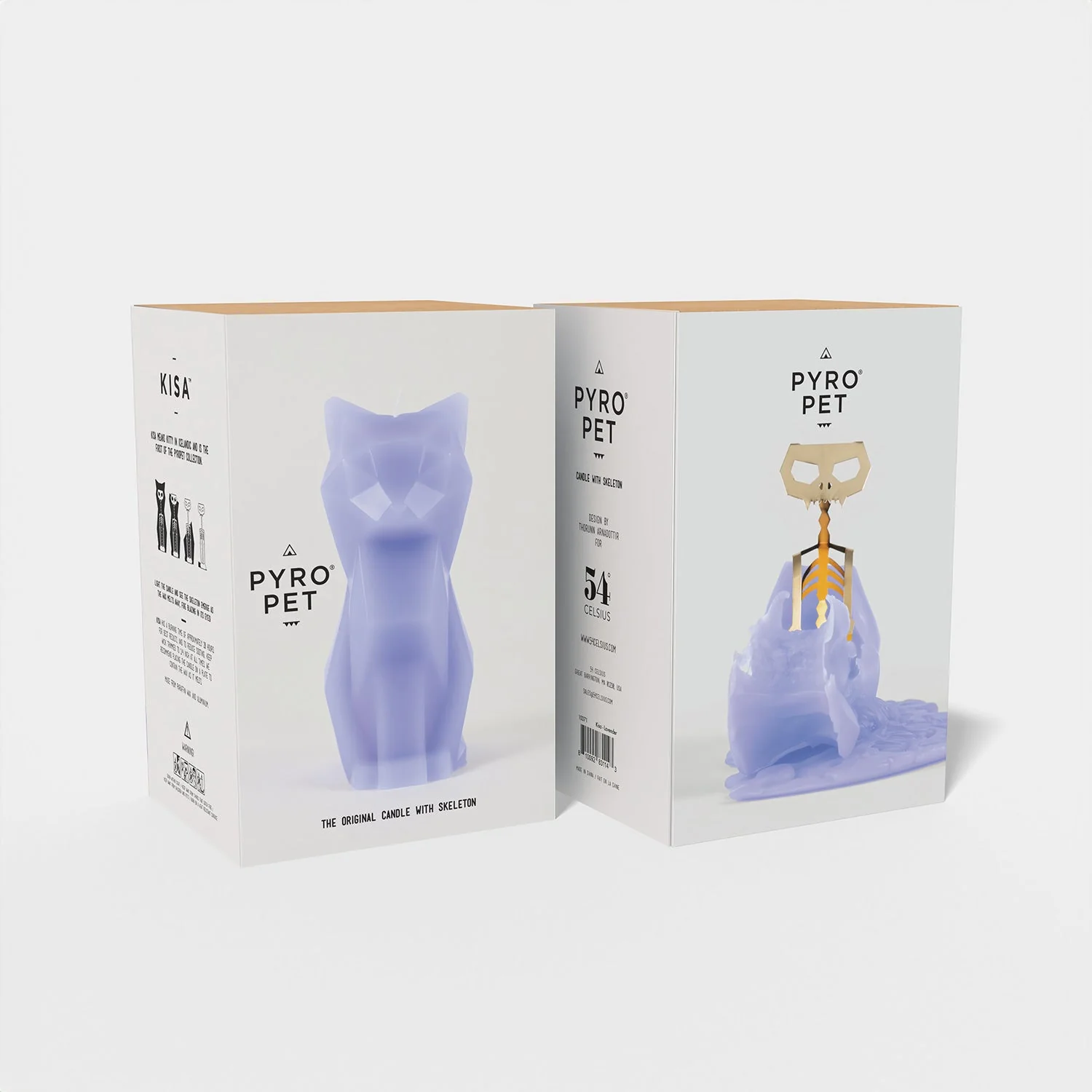 PyroPet Kisa Cat Candle - Lavender - Image 5