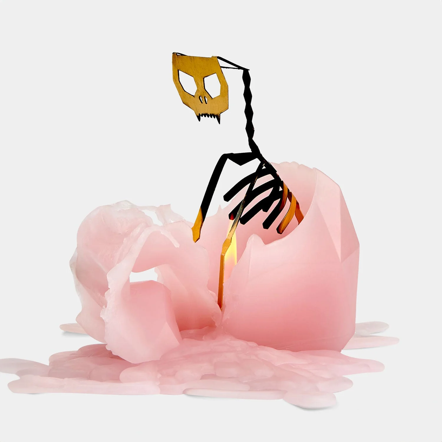 PyroPet Kisa Cat Candle - Light Pink - Image 2