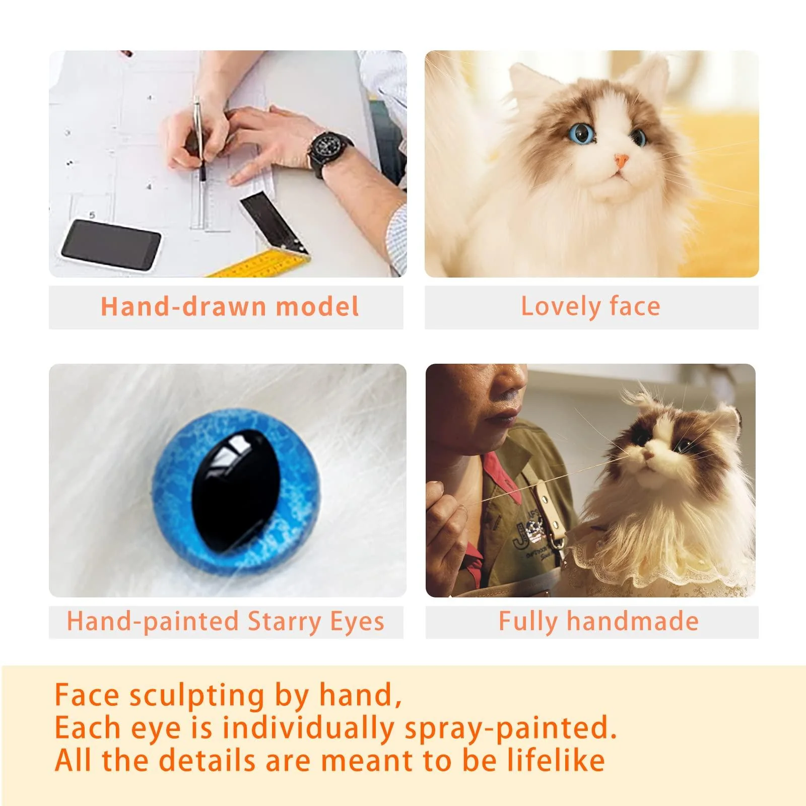 Ragdoll Weighted Plush – Realistic Cozy Calming Toy - Image 8