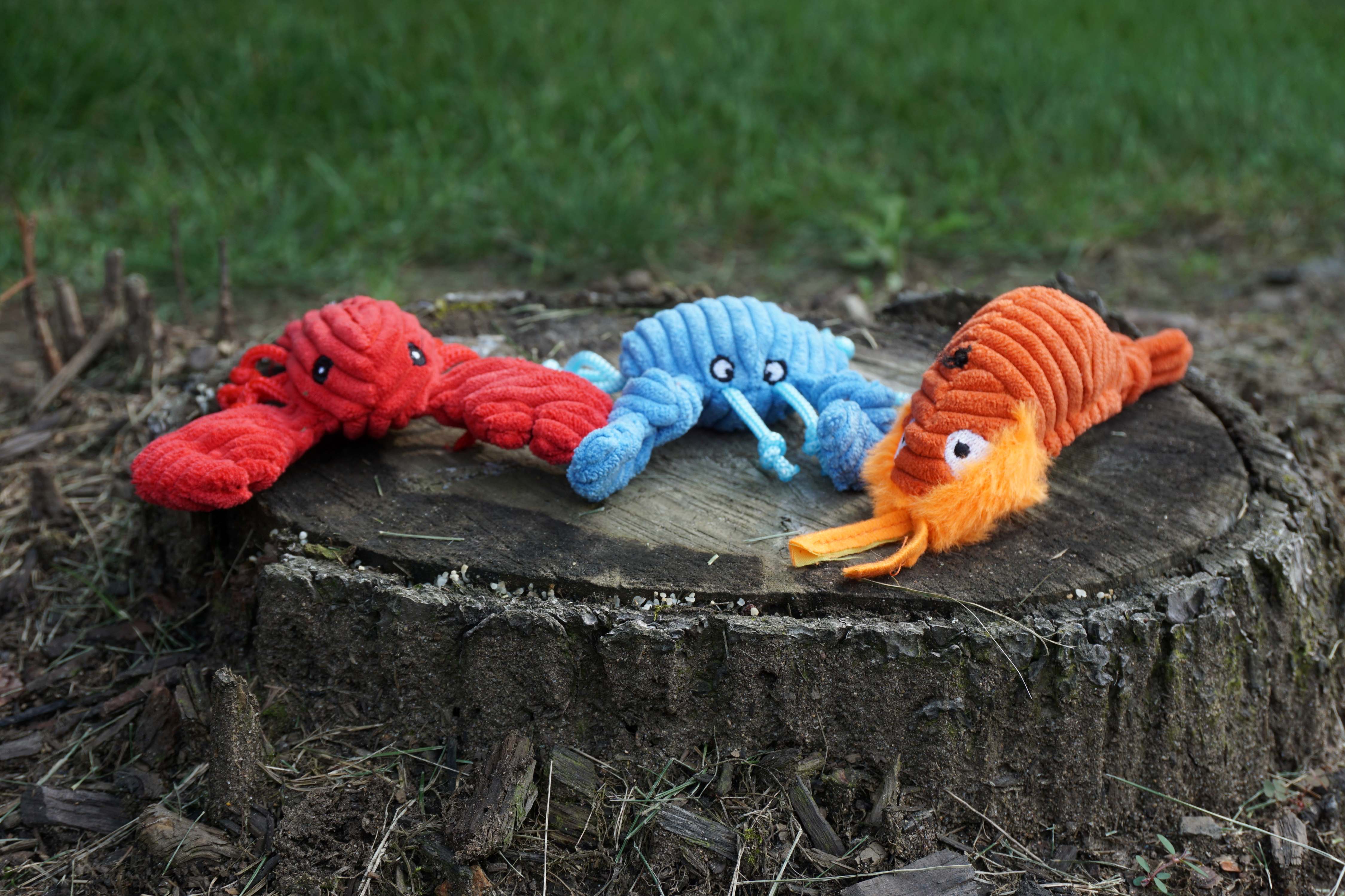 Raw Bar Wee Huggles® Plush Dog Toys, 3 pack - Image 8