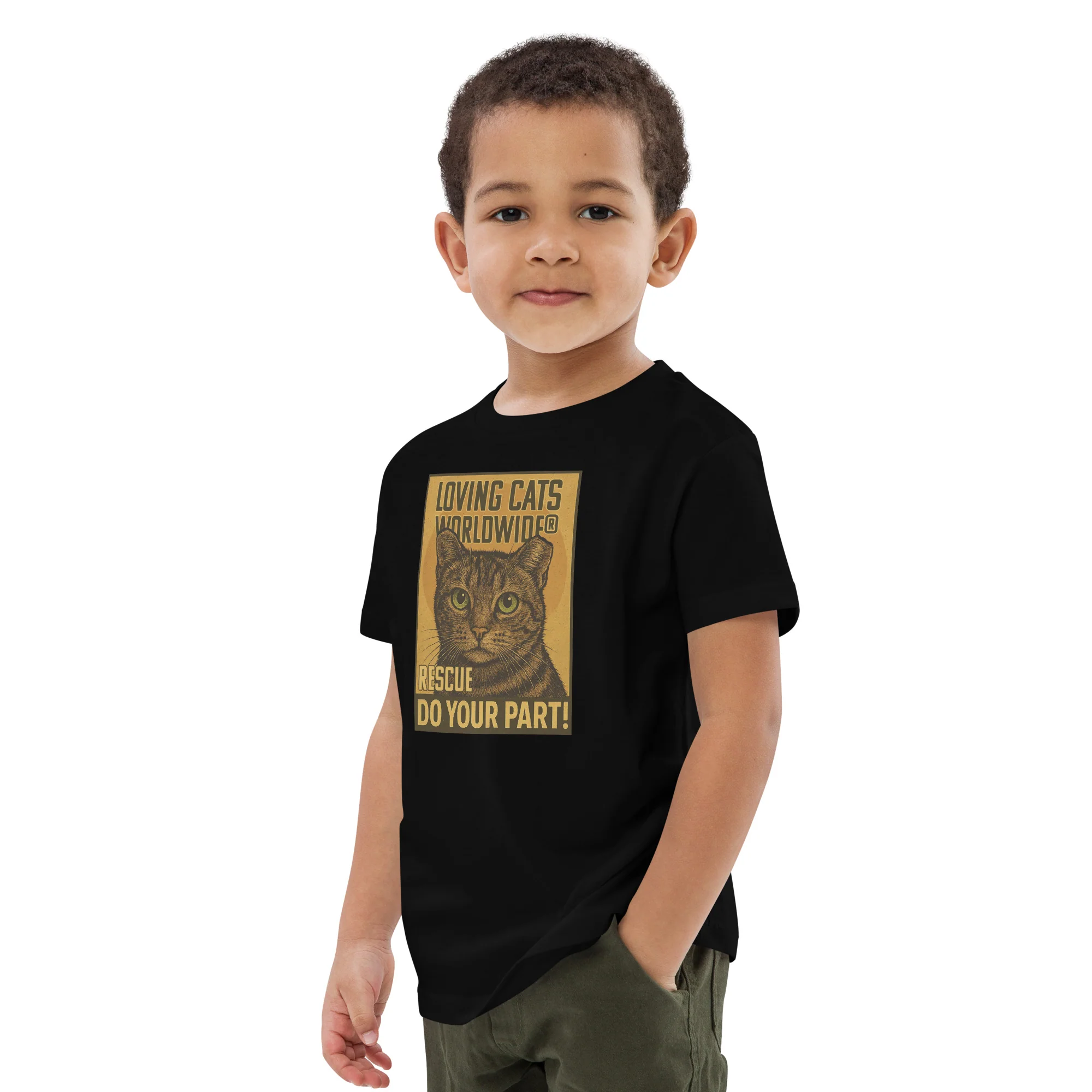 Rescue Organic cotton kids t-shirt - Image 3