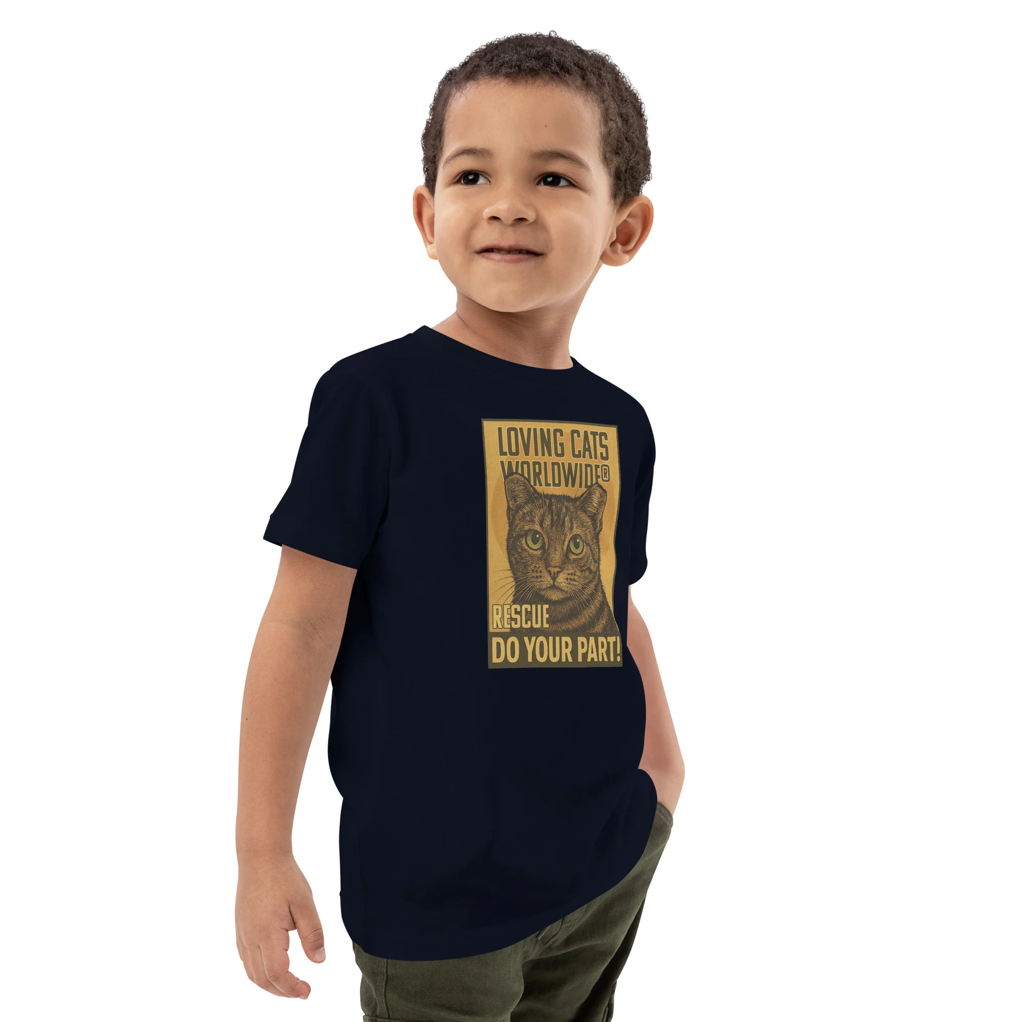 Rescue Organic cotton kids t-shirt - Image 5