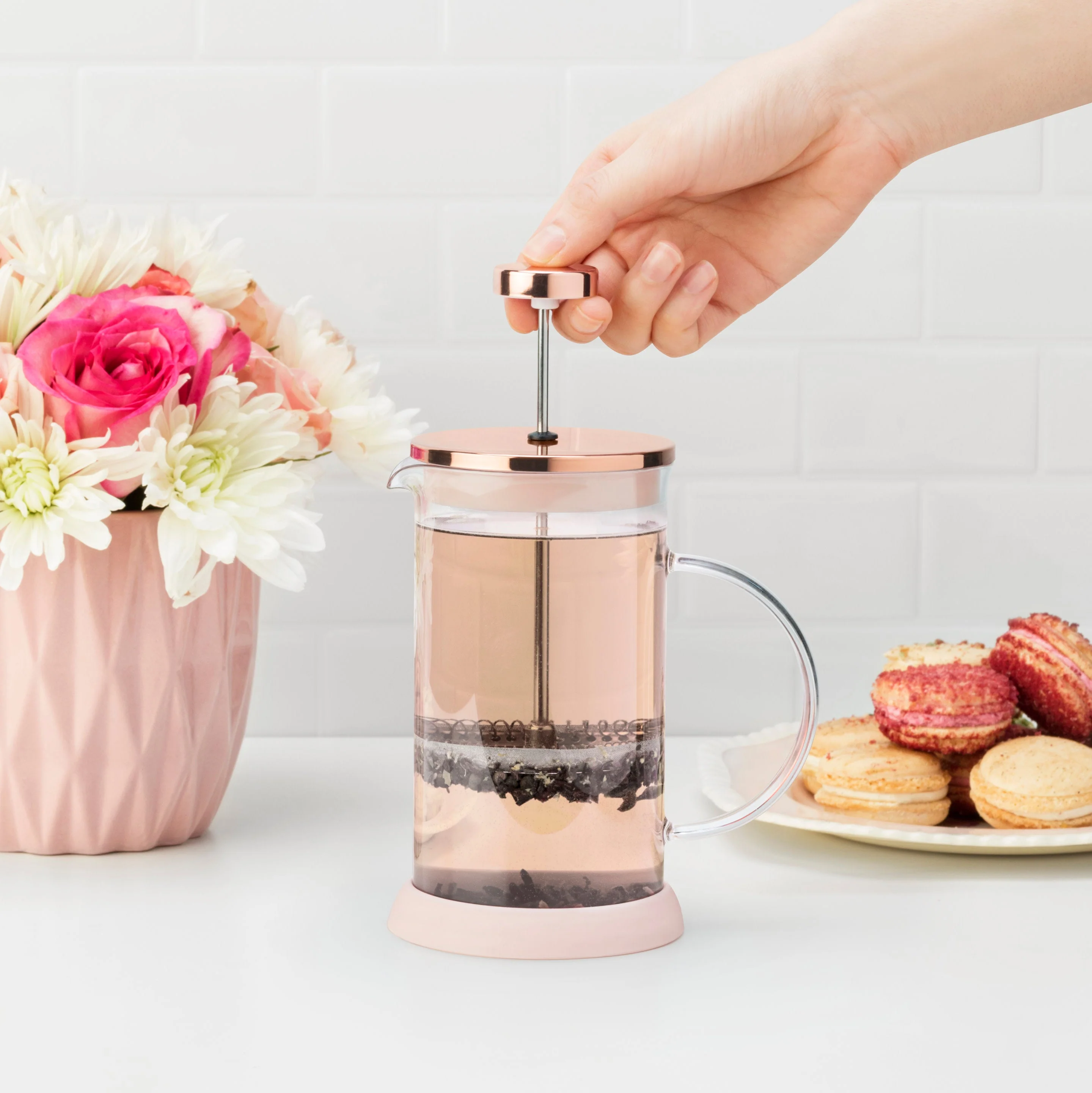 Riley Mini Glass Tea Press Pot - Image 3