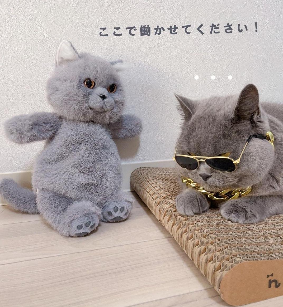 Russian Blue Cat Backpack – Cat Lover’s Daily Bag - Image 3