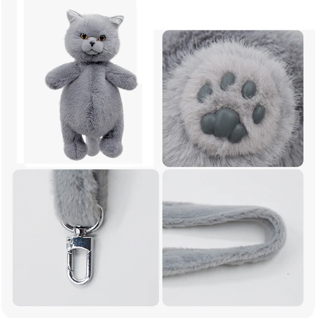 Russian Blue Cat Backpack – Cat Lover’s Daily Bag - Image 9