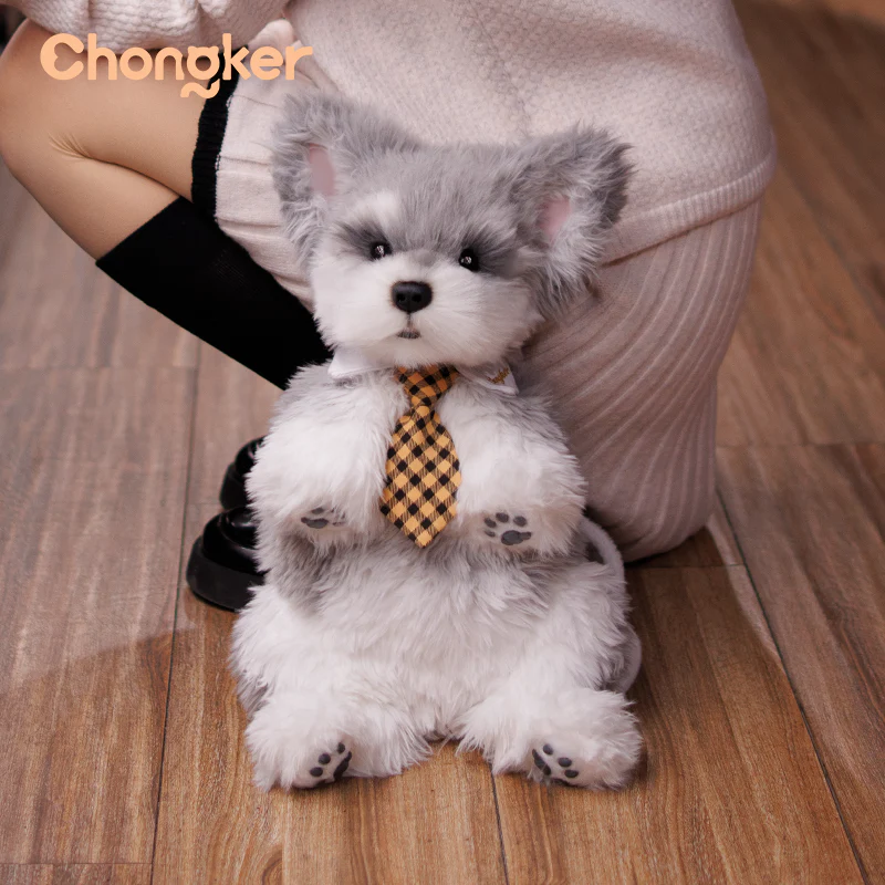 Schnauzer Backpack – Plush Dog Bag for Puppy Lovers & Kids - Image 5
