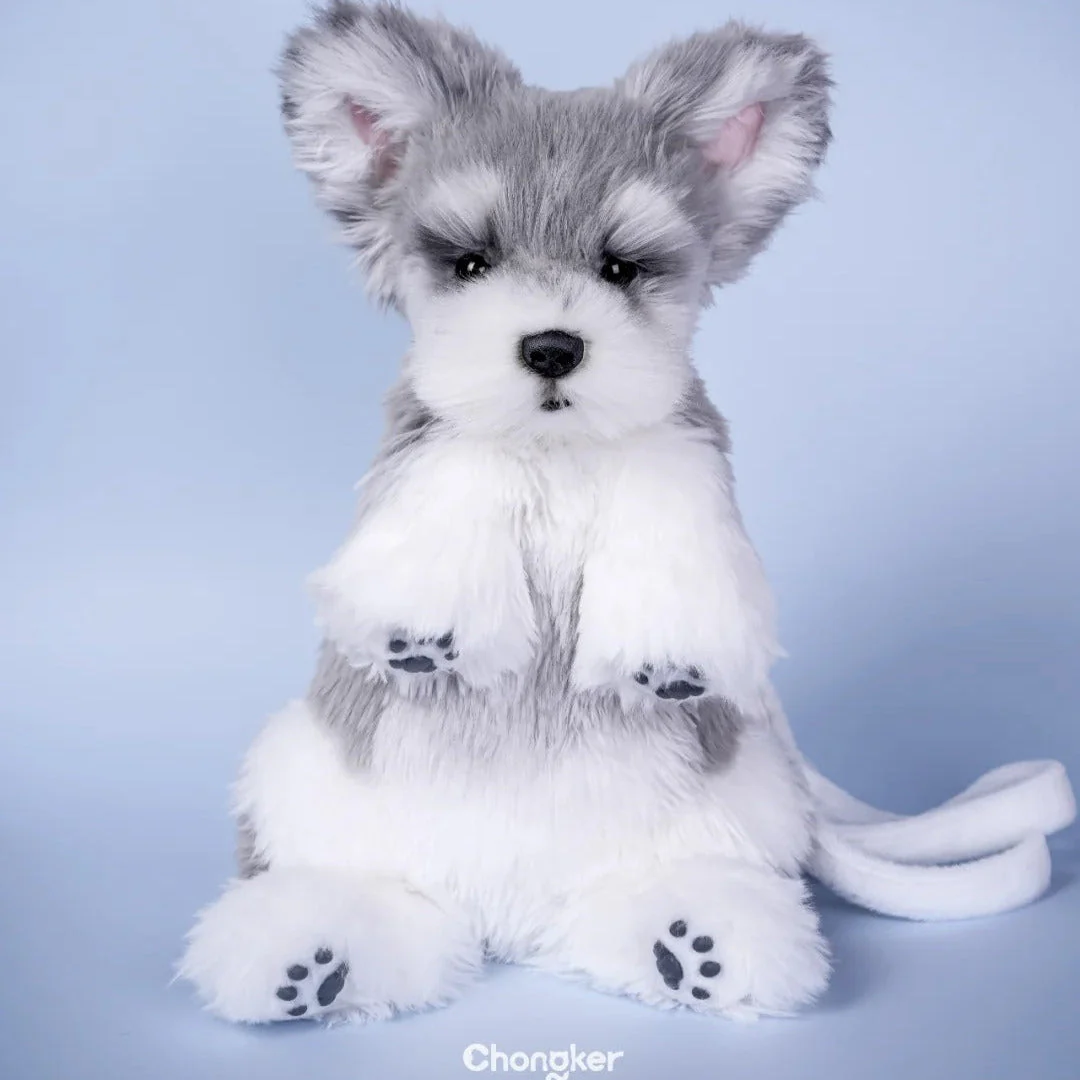 Schnauzer Backpack – Plush Dog Bag for Puppy Lovers & Kids - Image 8