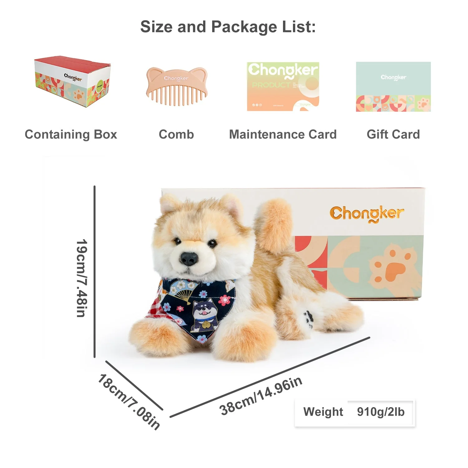Shiba Inu Dog Plush – Cuddly Gift for Puppy Lovers - Image 7
