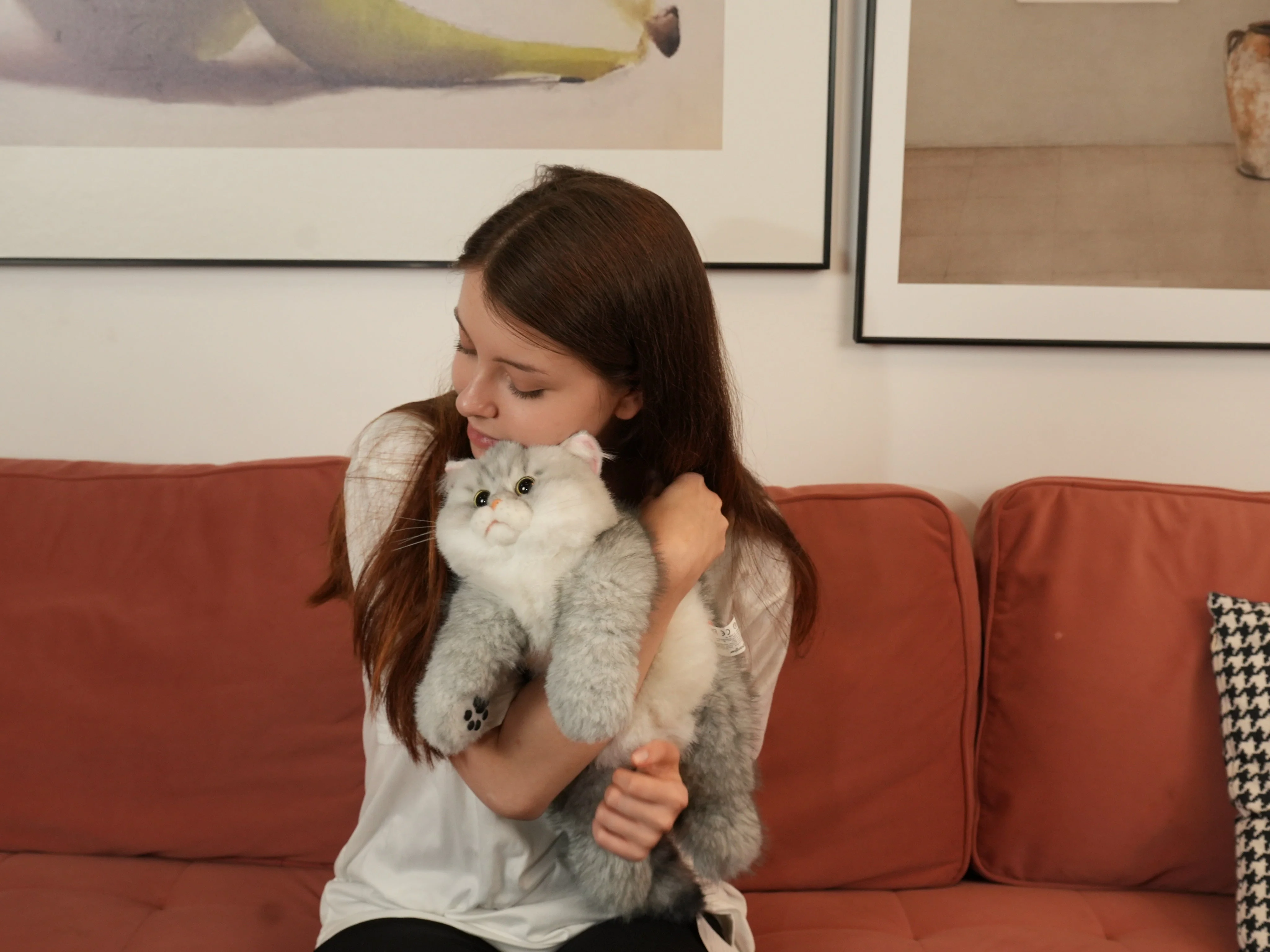 Silver British Shorthair Cat Plush - Image 5