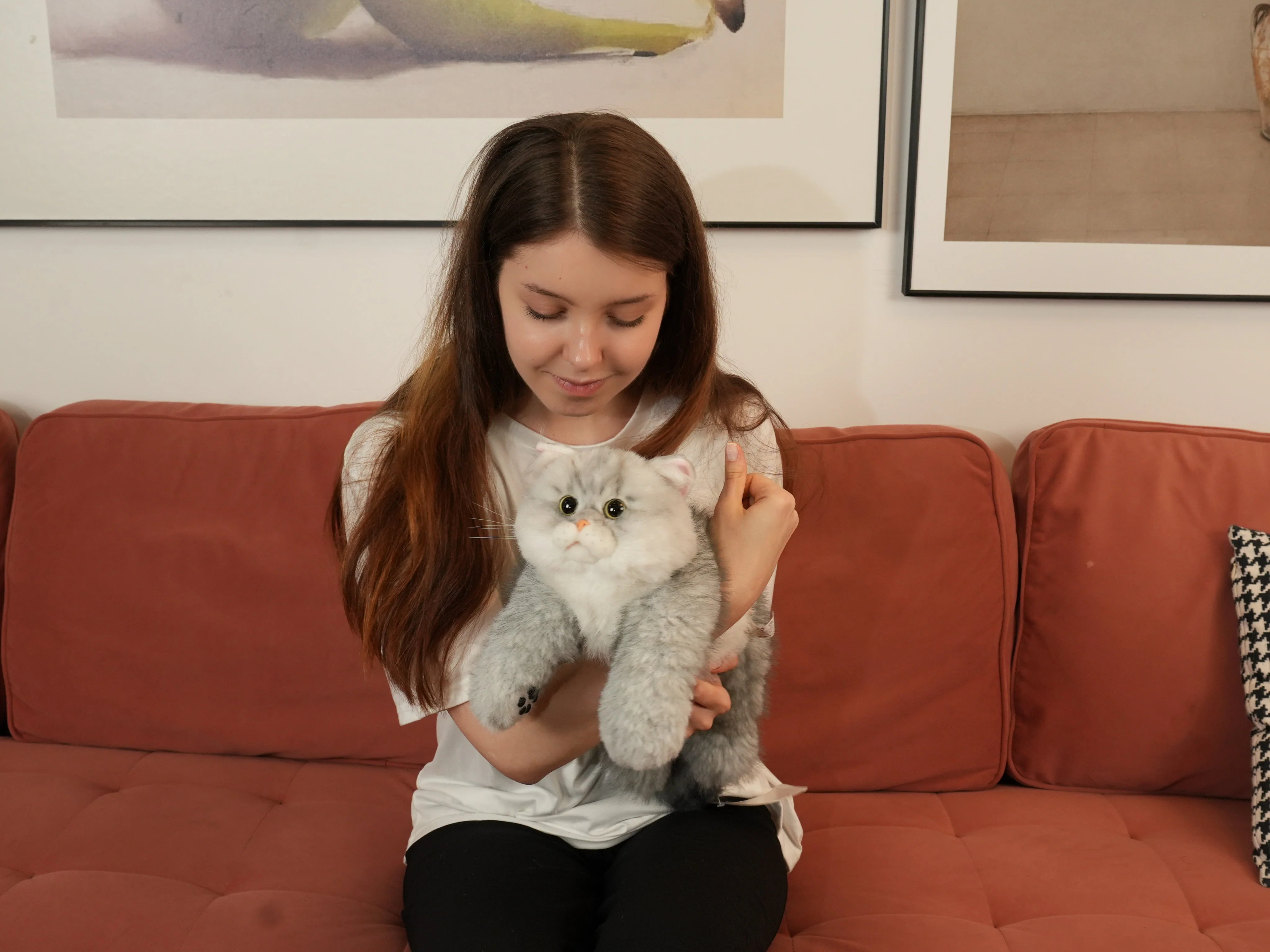 Silver British Shorthair Cat Plush - Image 6