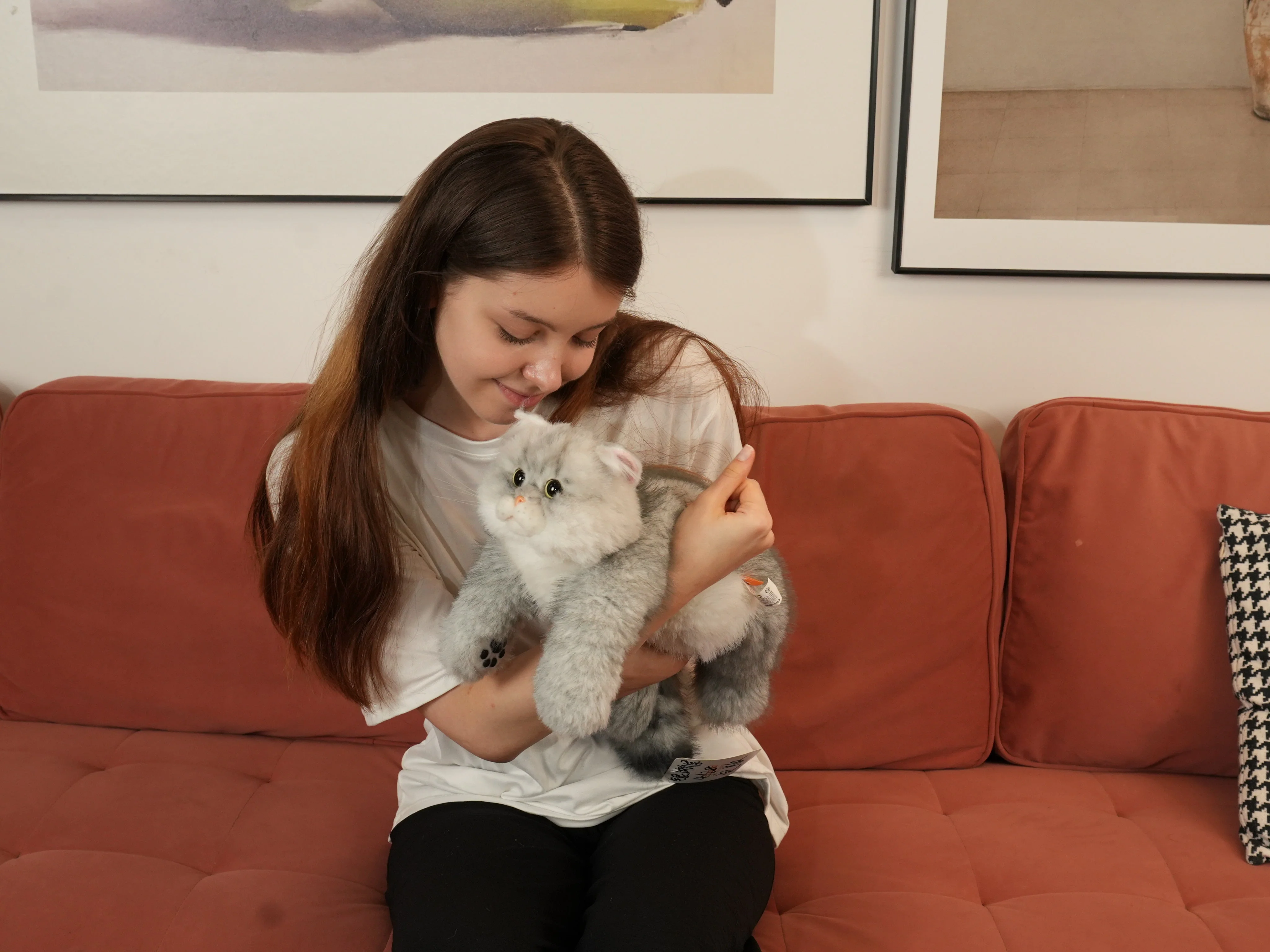 Silver British Shorthair Cat Plush - Image 7