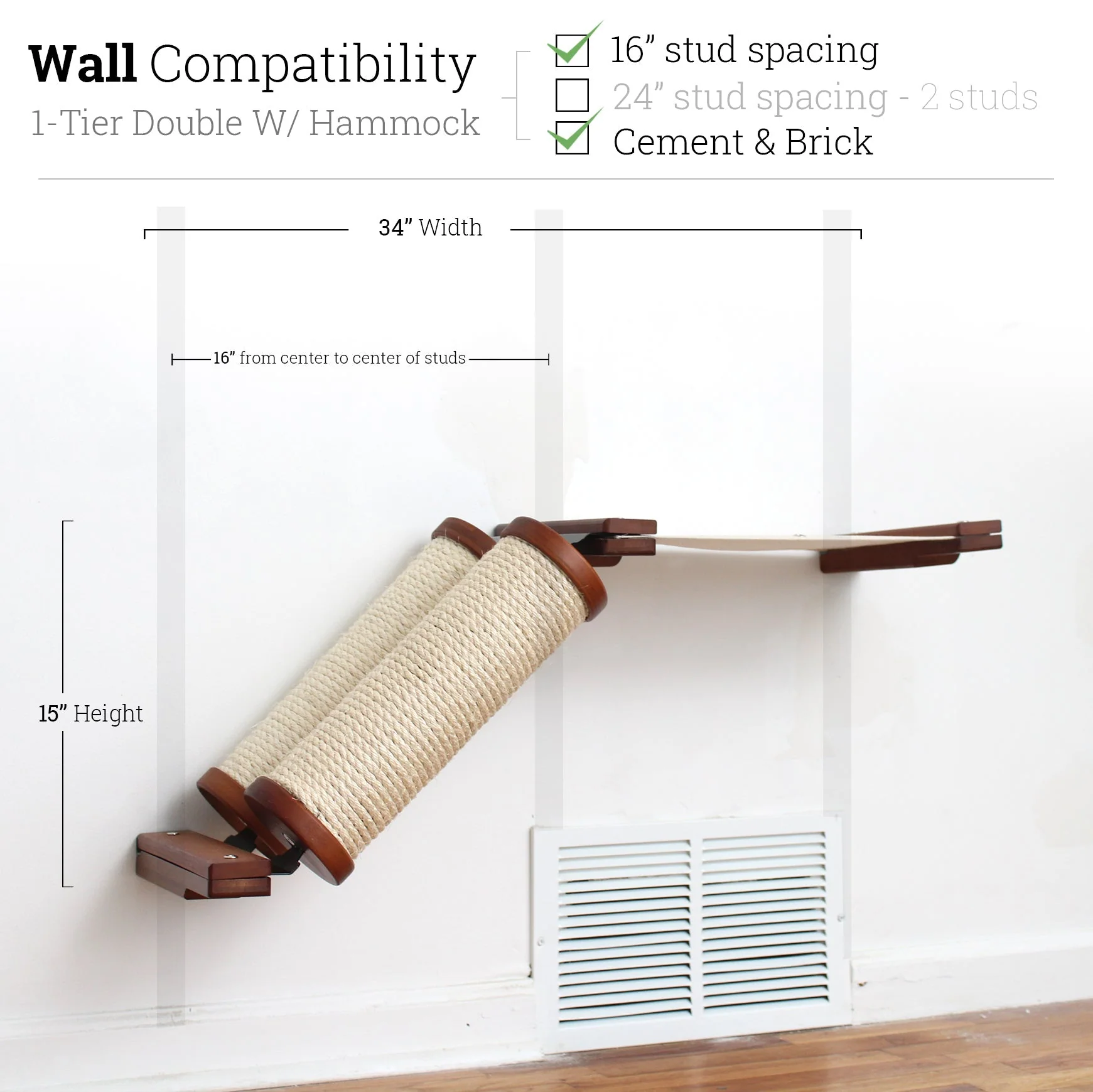 Slanted Cat Scratcher for Wall - Image 10