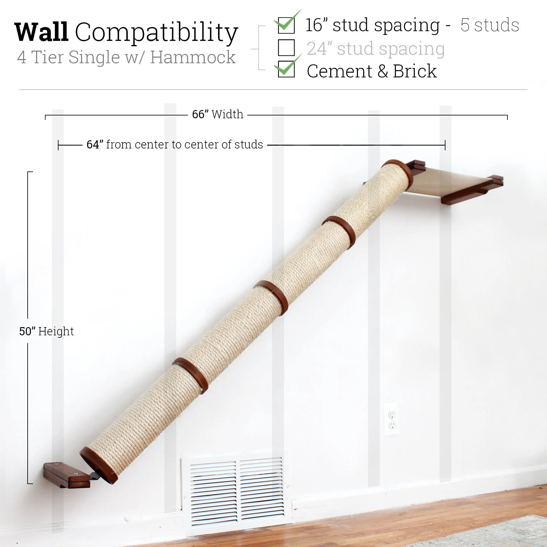 Slanted Cat Scratcher for Wall - Image 25