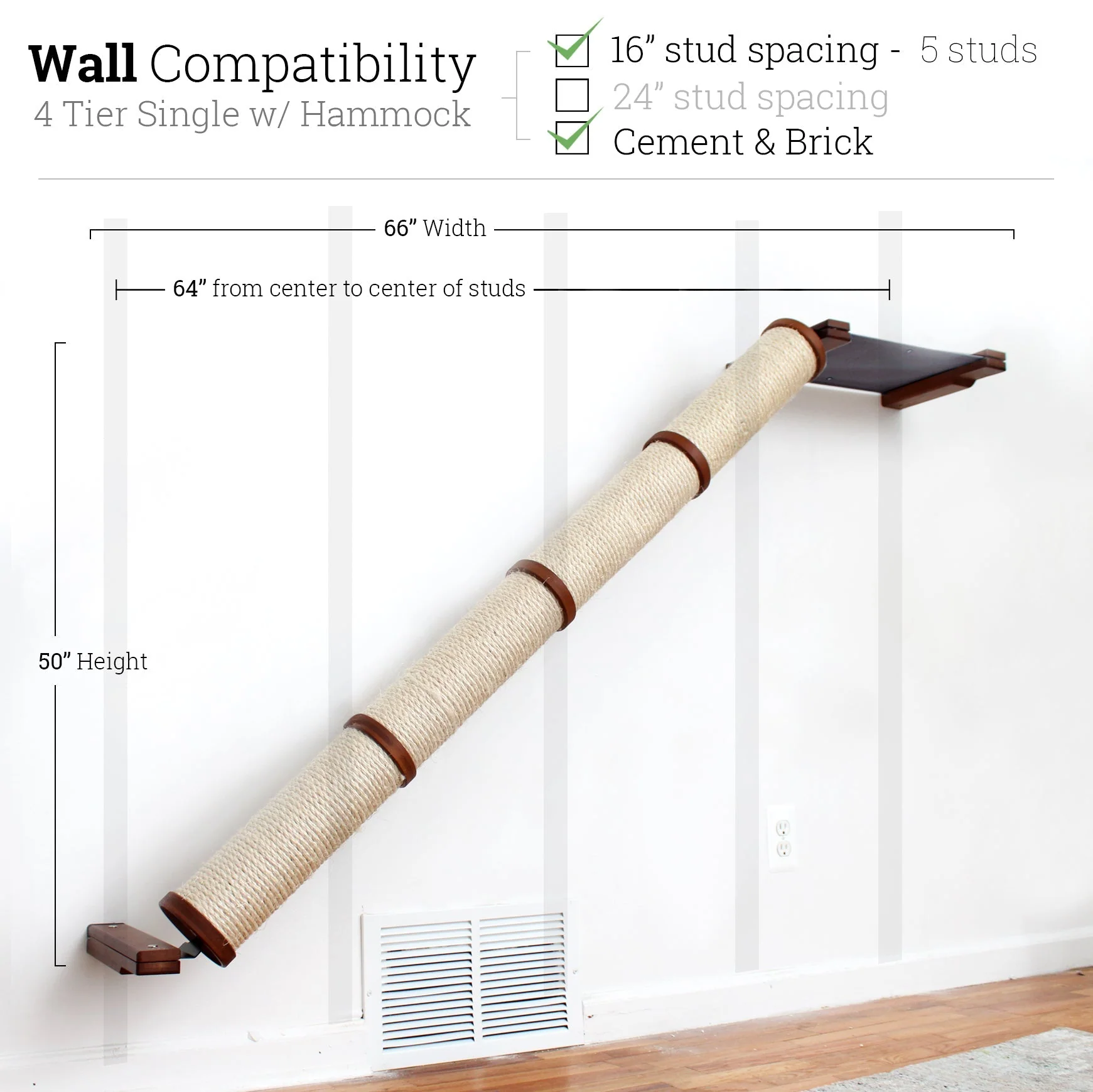 Slanted Cat Scratcher for Wall - Image 26