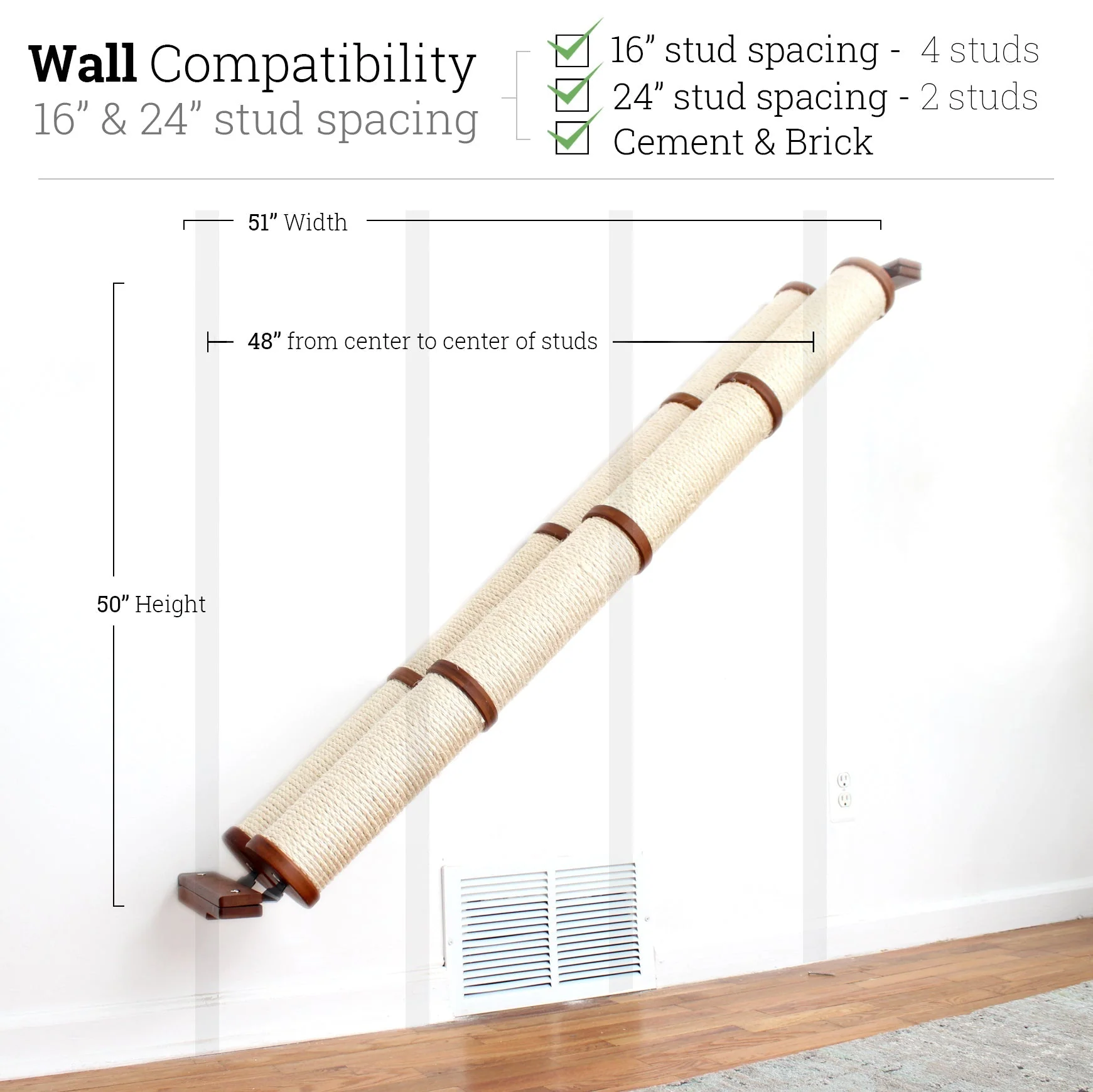 Slanted Cat Scratcher for Wall - Image 27