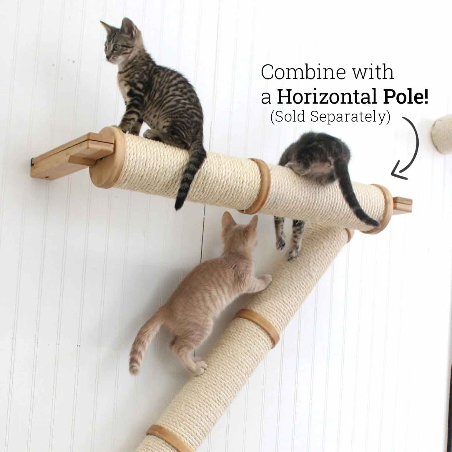 Slanted Cat Scratcher for Wall - Image 3
