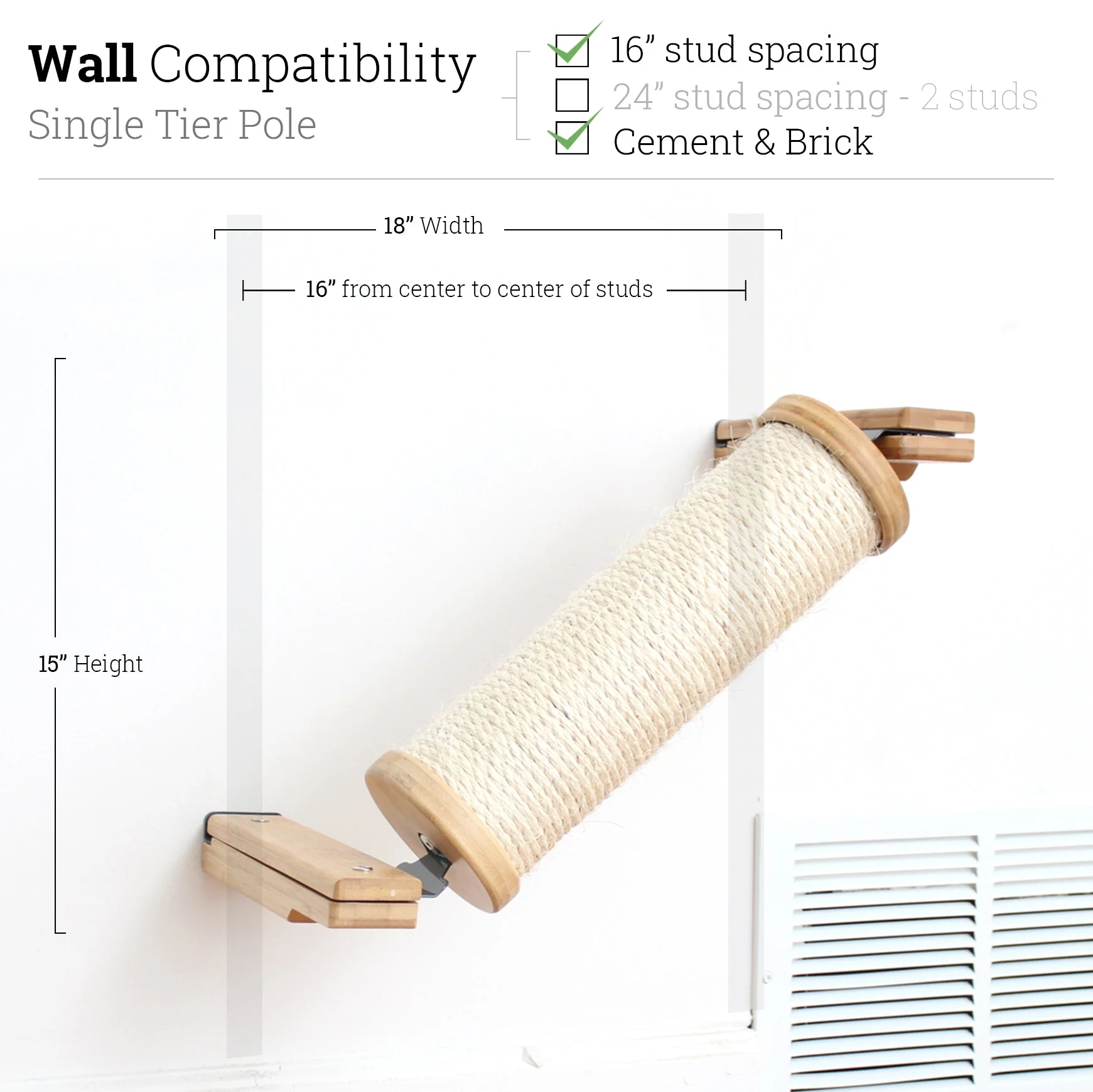 Slanted Cat Scratcher for Wall - Image 30