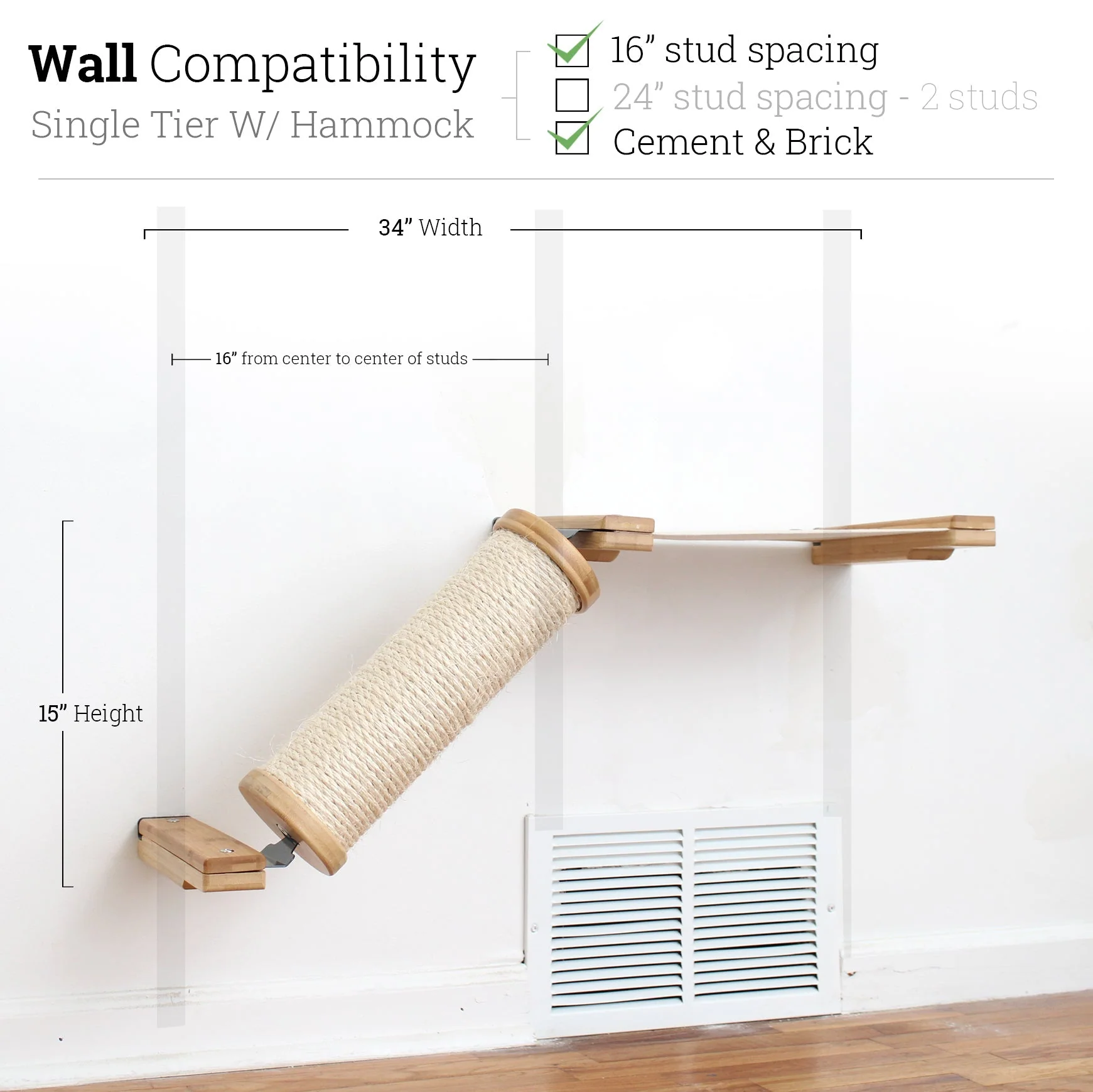 Slanted Cat Scratcher for Wall - Image 31