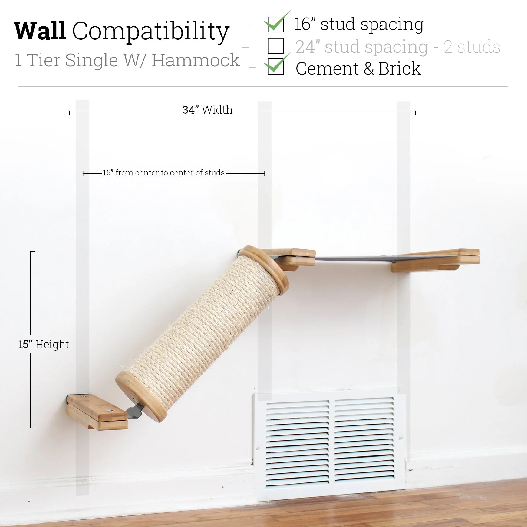 Slanted Cat Scratcher for Wall - Image 32