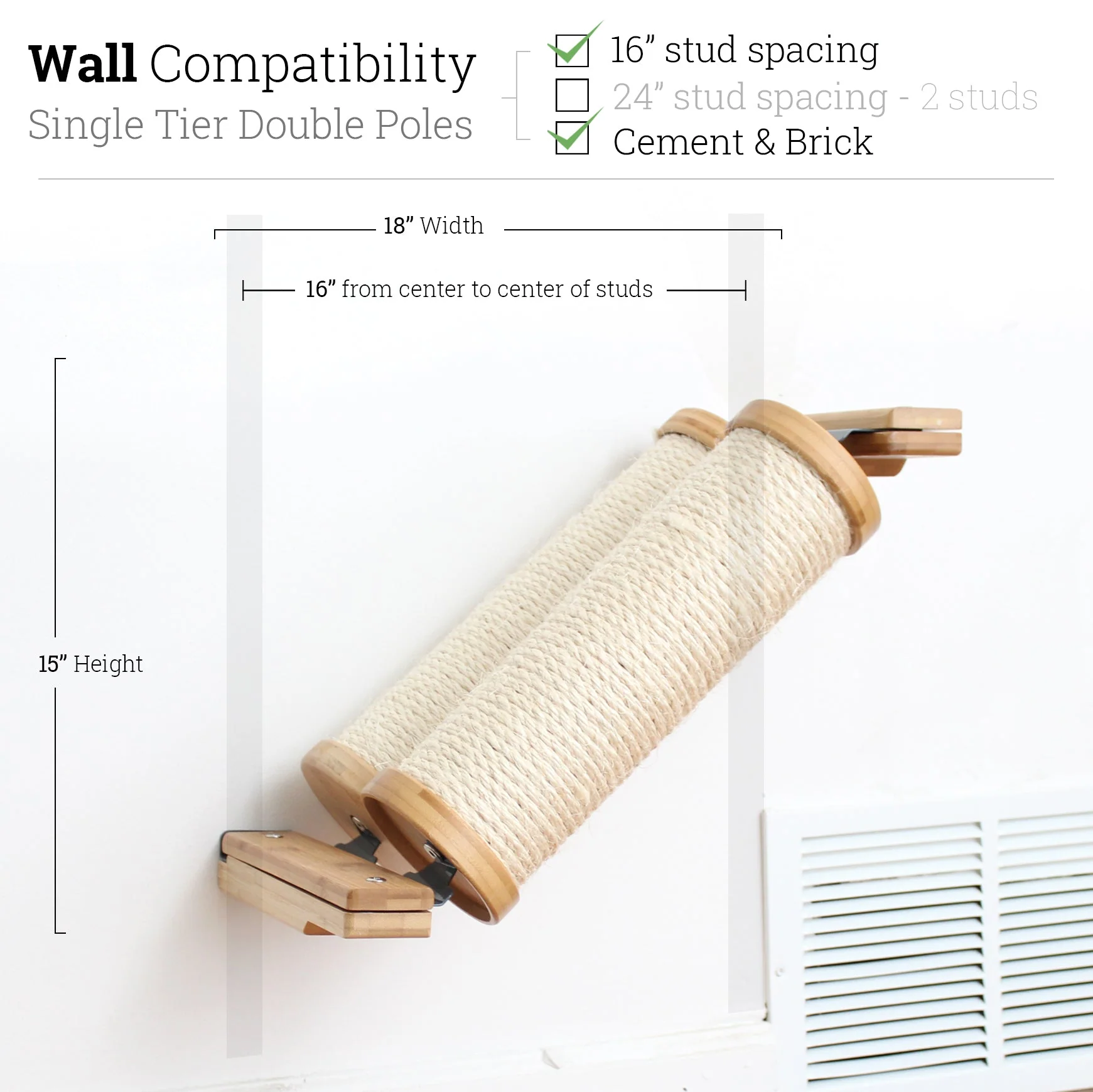 Slanted Cat Scratcher for Wall - Image 33