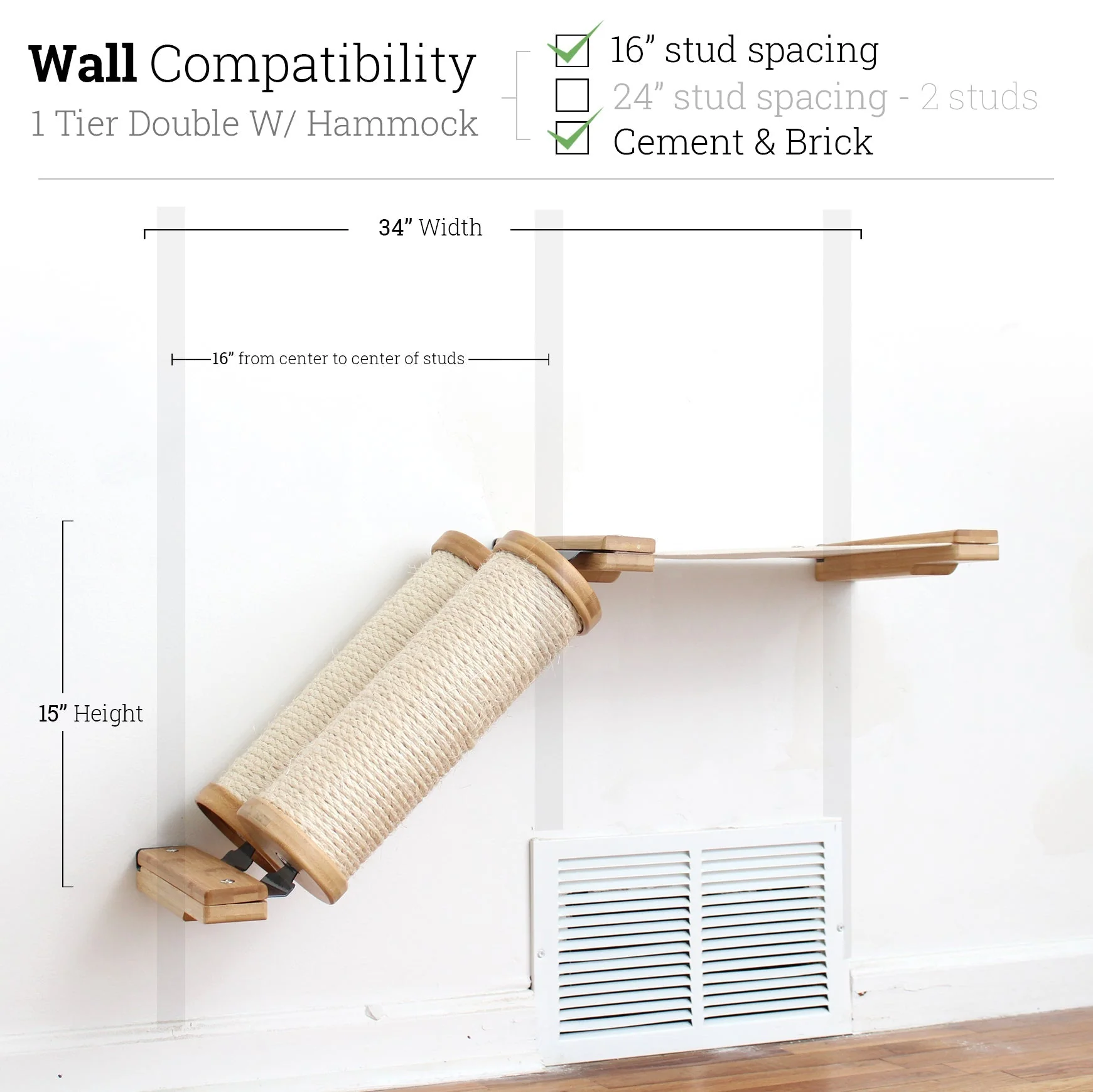 Slanted Cat Scratcher for Wall - Image 34