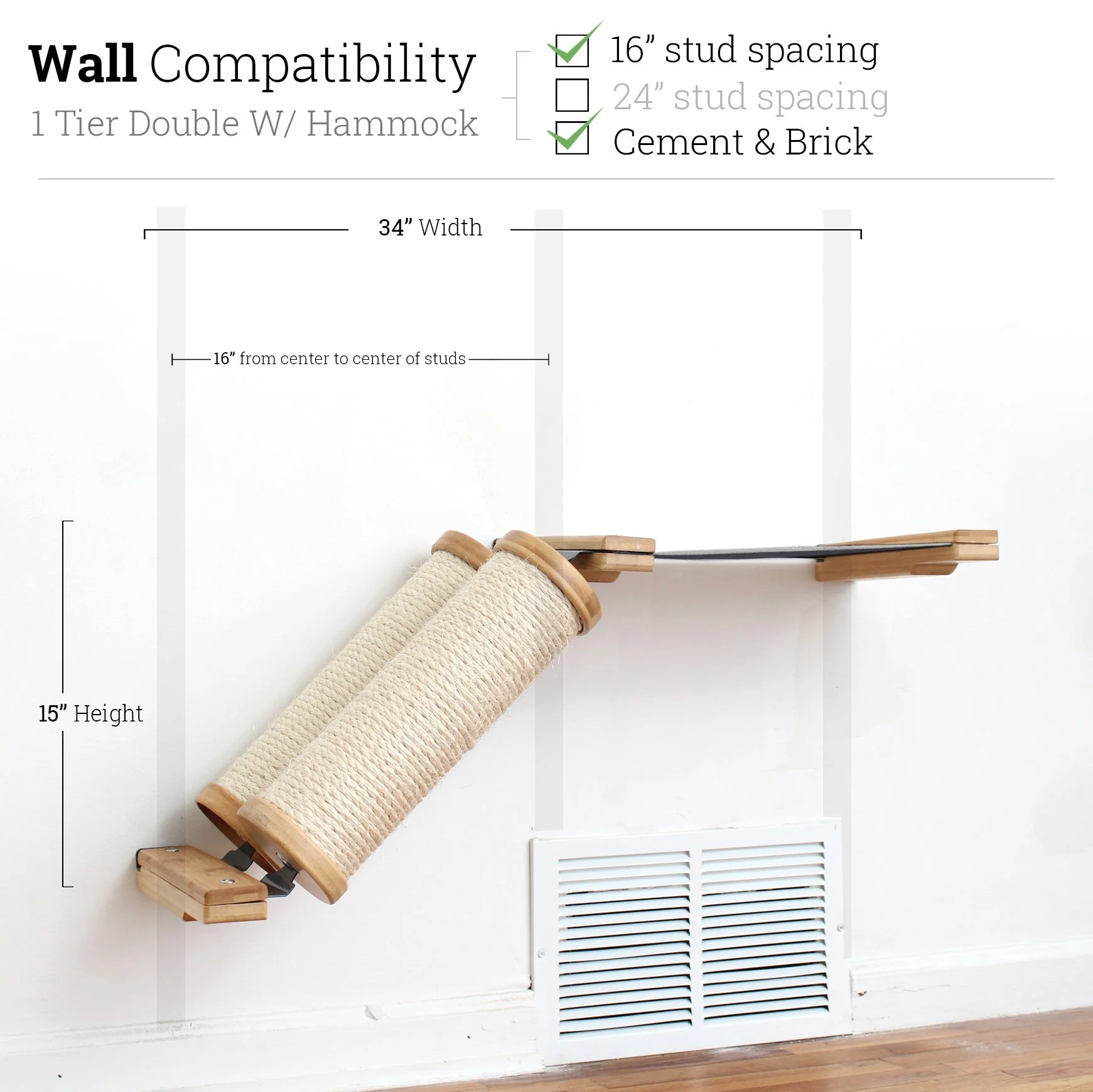 Slanted Cat Scratcher for Wall - Image 35