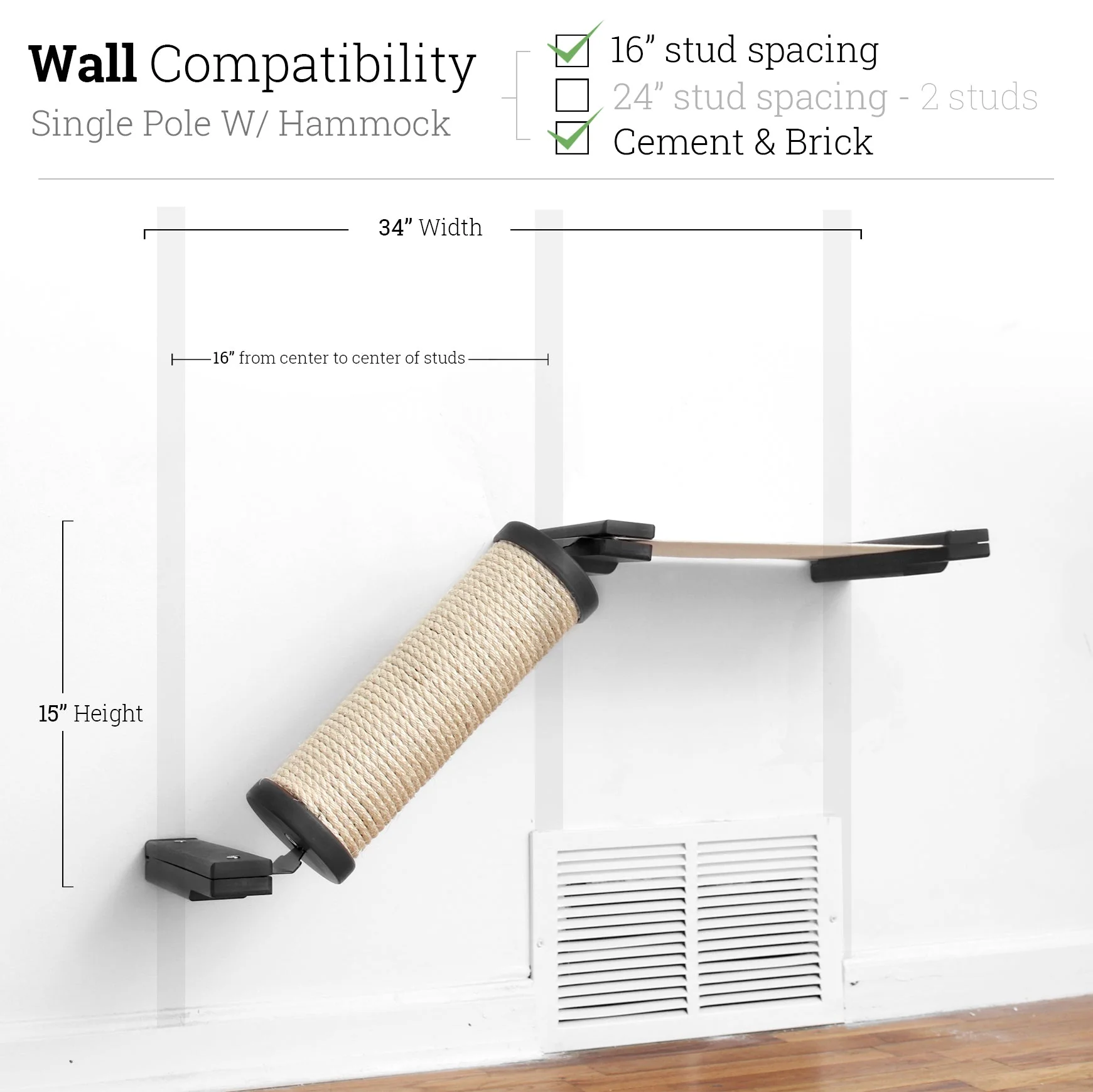 Slanted Cat Scratcher for Wall - Image 5