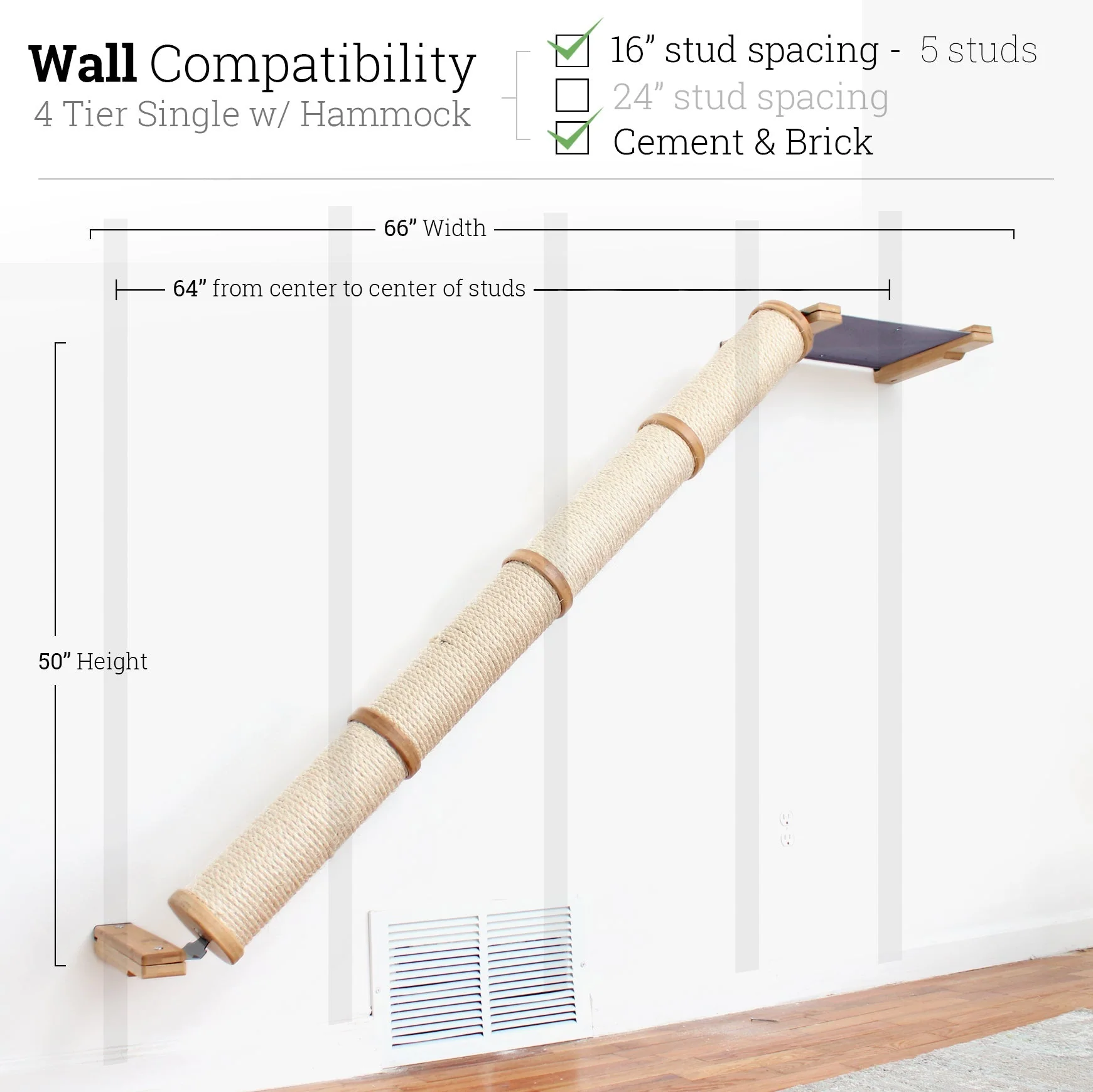 Slanted Cat Scratcher for Wall - Image 52
