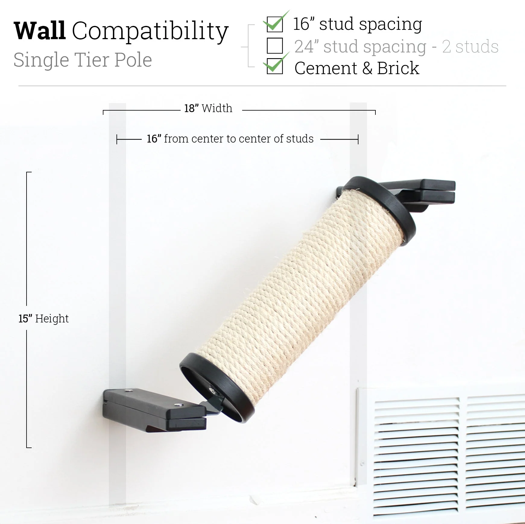 Slanted Cat Scratcher for Wall - Image 56