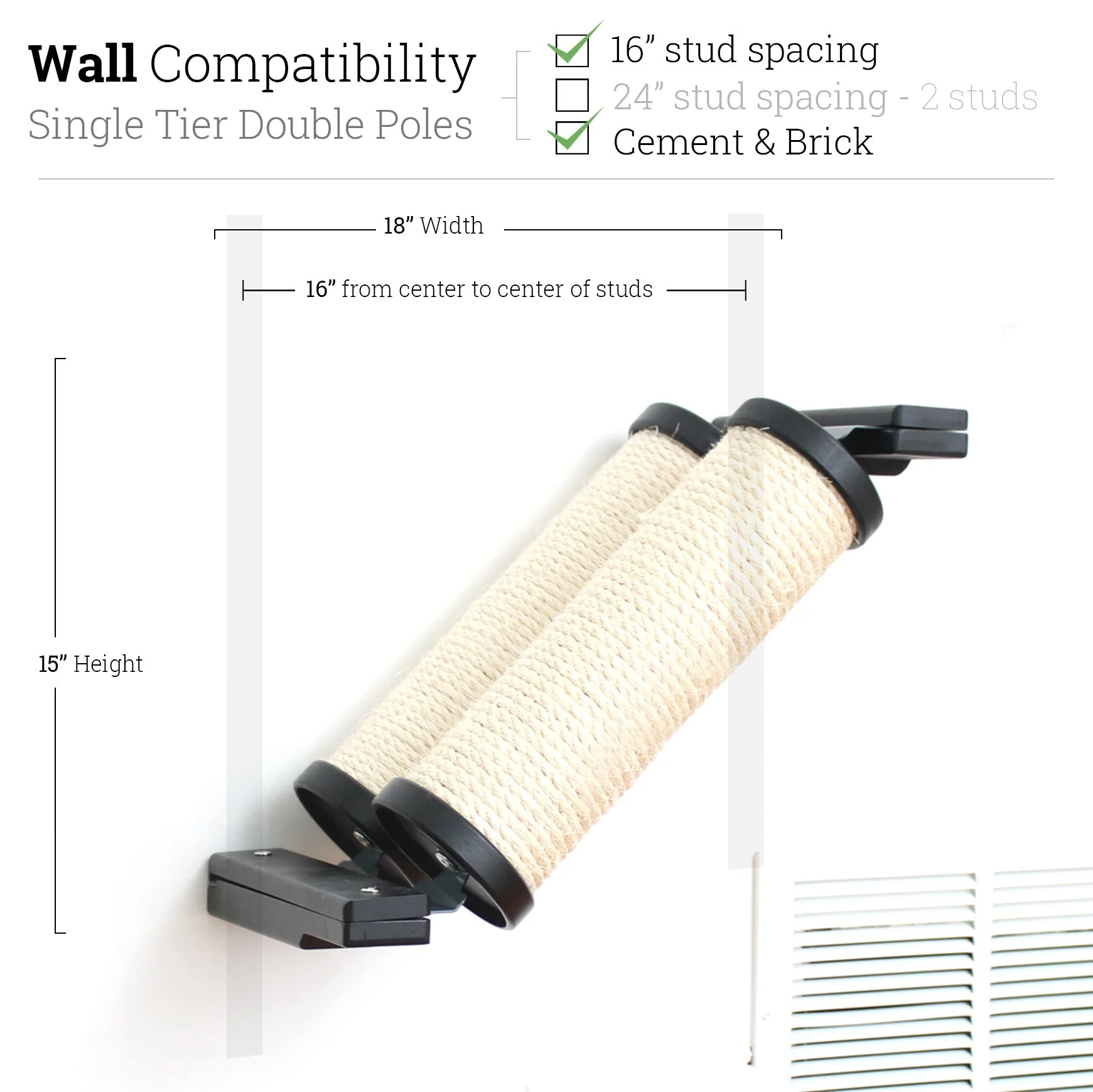 Slanted Cat Scratcher for Wall - Image 58