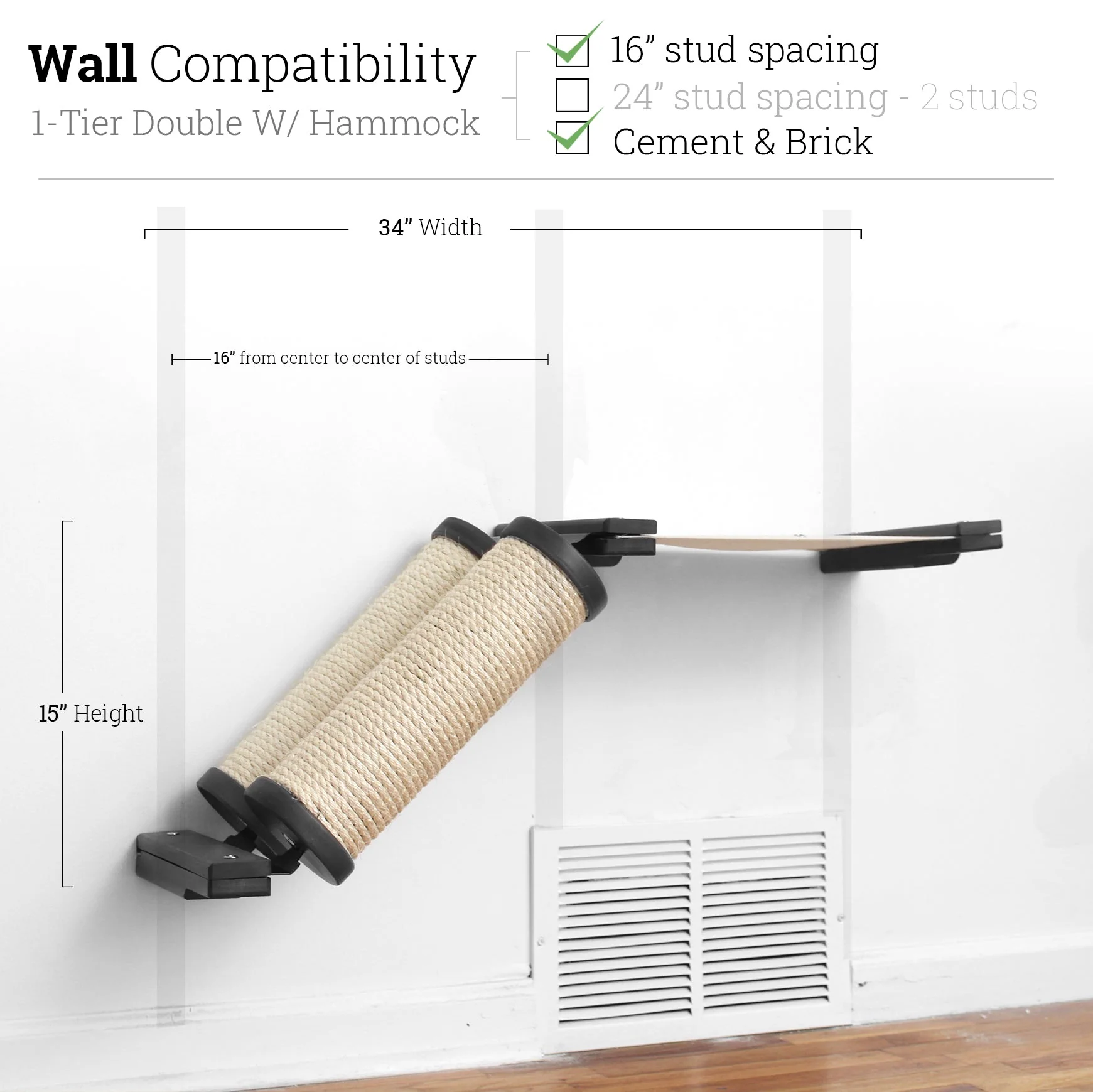 Slanted Cat Scratcher for Wall - Image 59