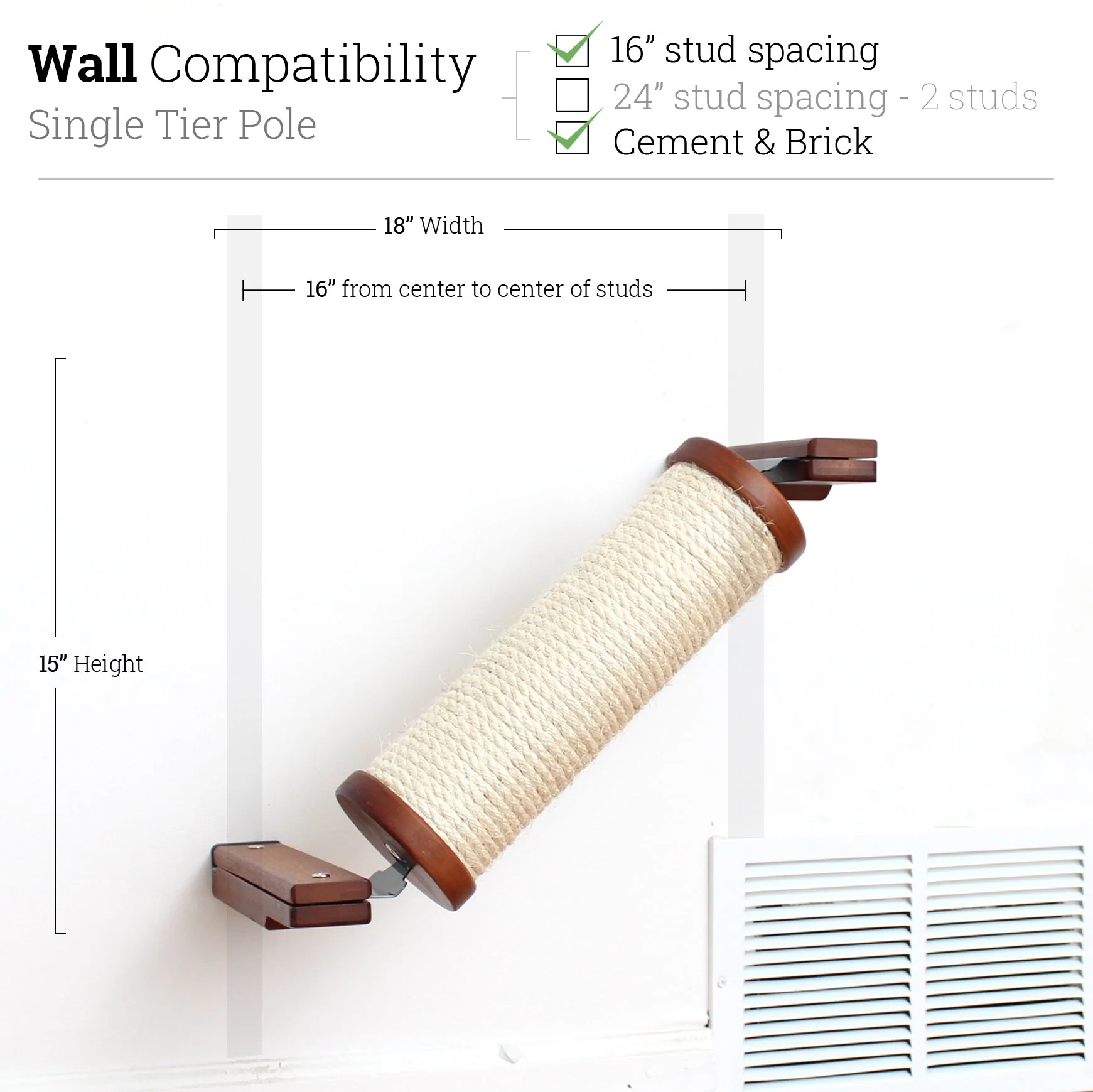 Slanted Cat Scratcher for Wall - Image 6