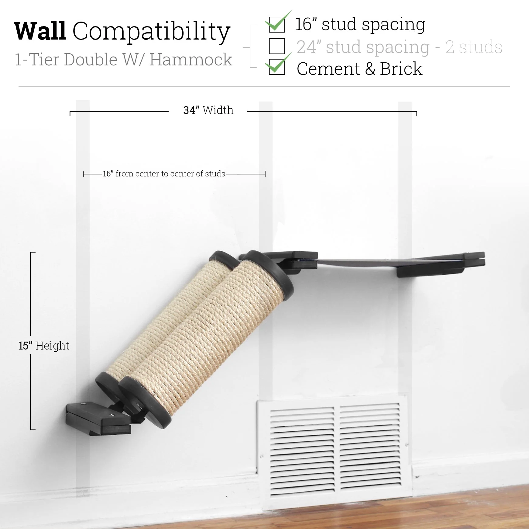 Slanted Cat Scratcher for Wall - Image 60