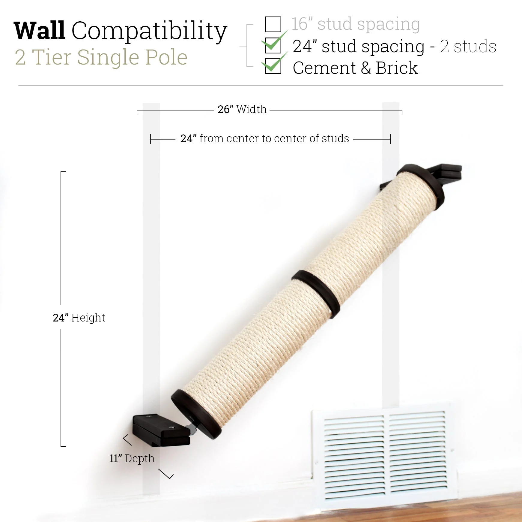 Slanted Cat Scratcher for Wall - Image 61