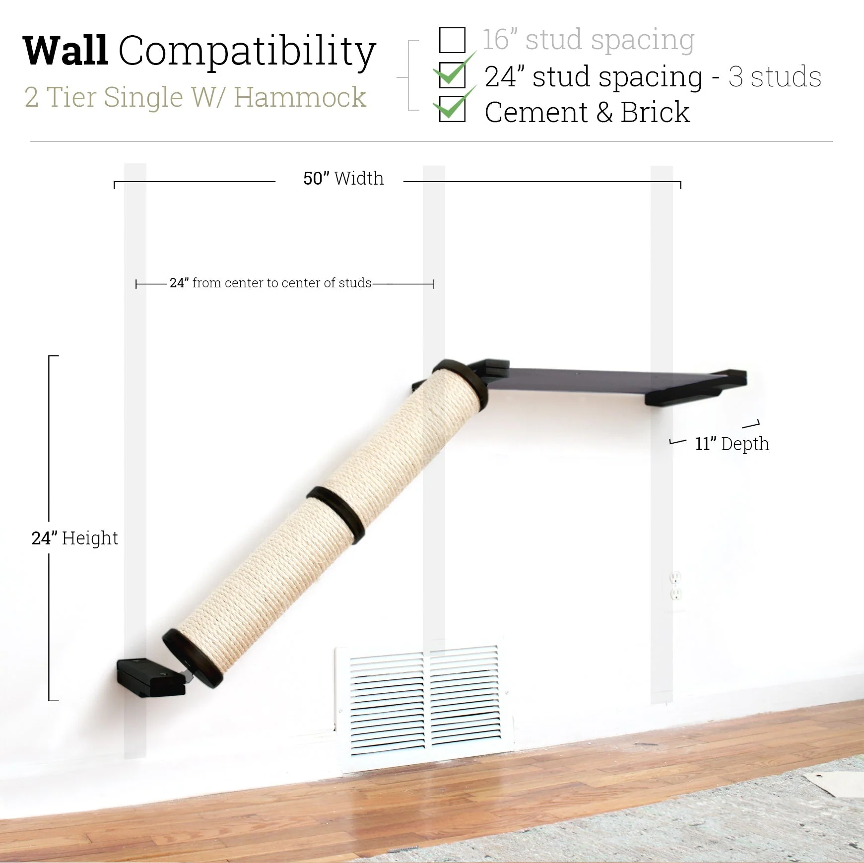 Slanted Cat Scratcher for Wall - Image 63
