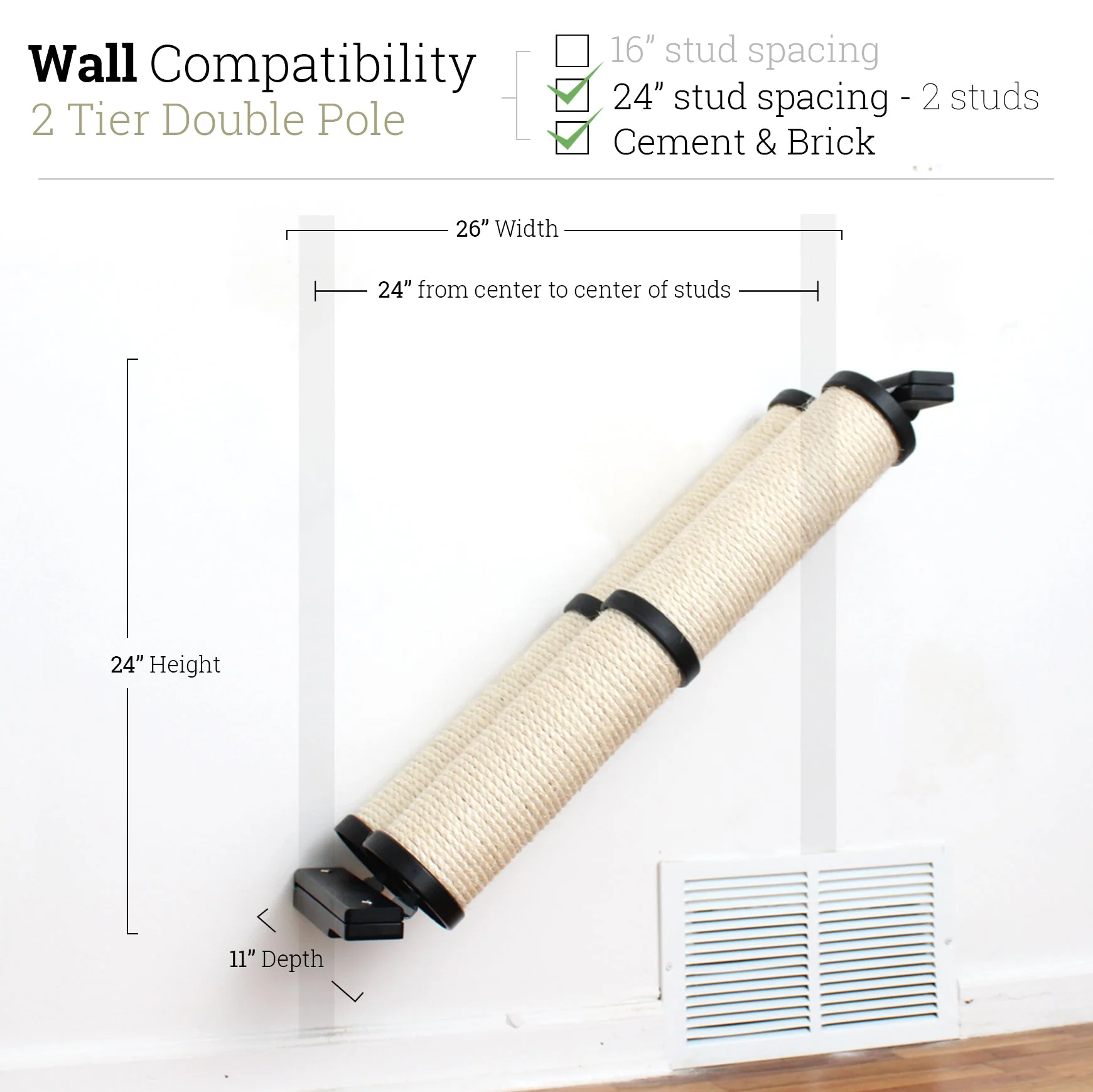 Slanted Cat Scratcher for Wall - Image 64