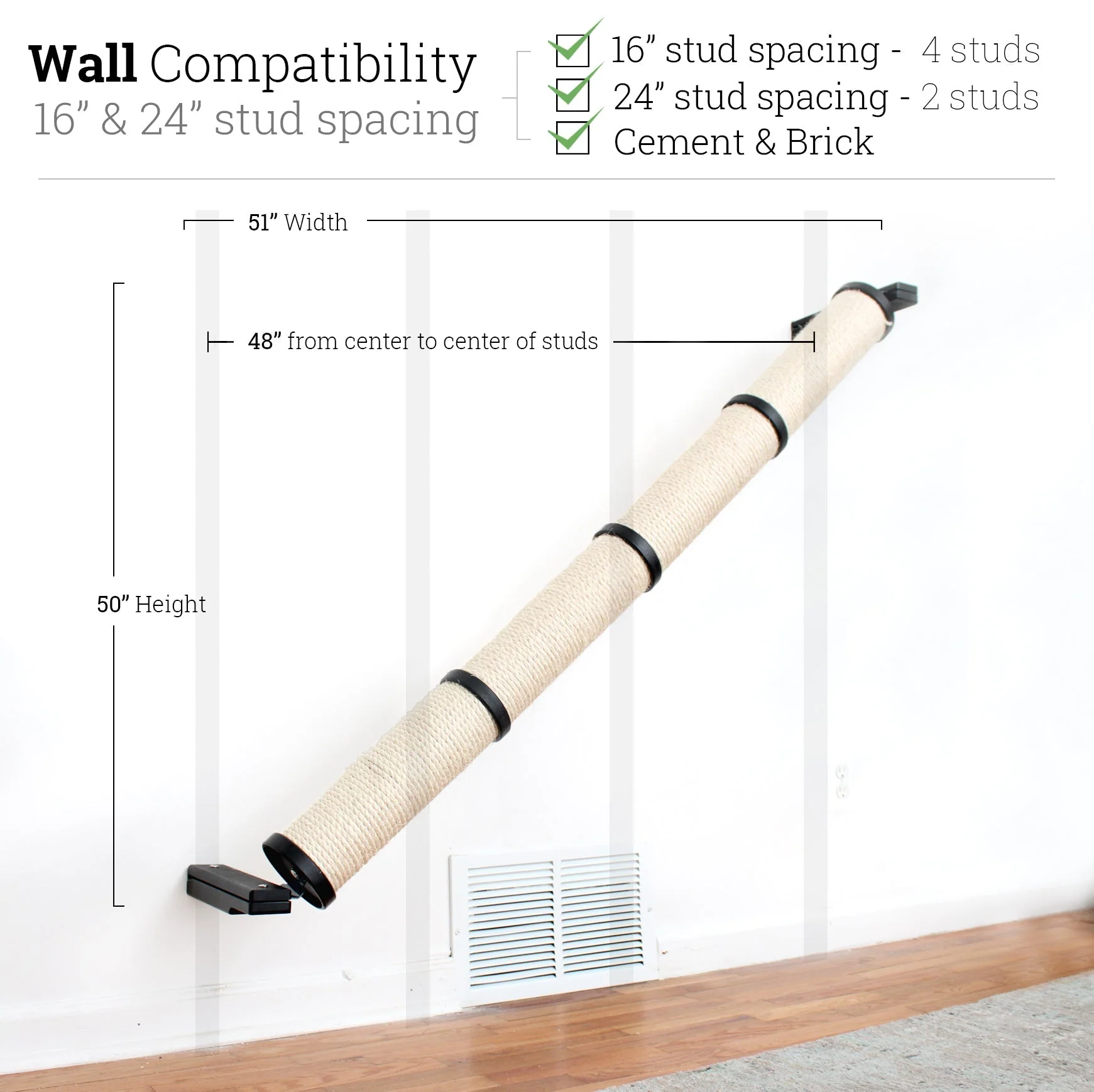 Slanted Cat Scratcher for Wall - Image 74