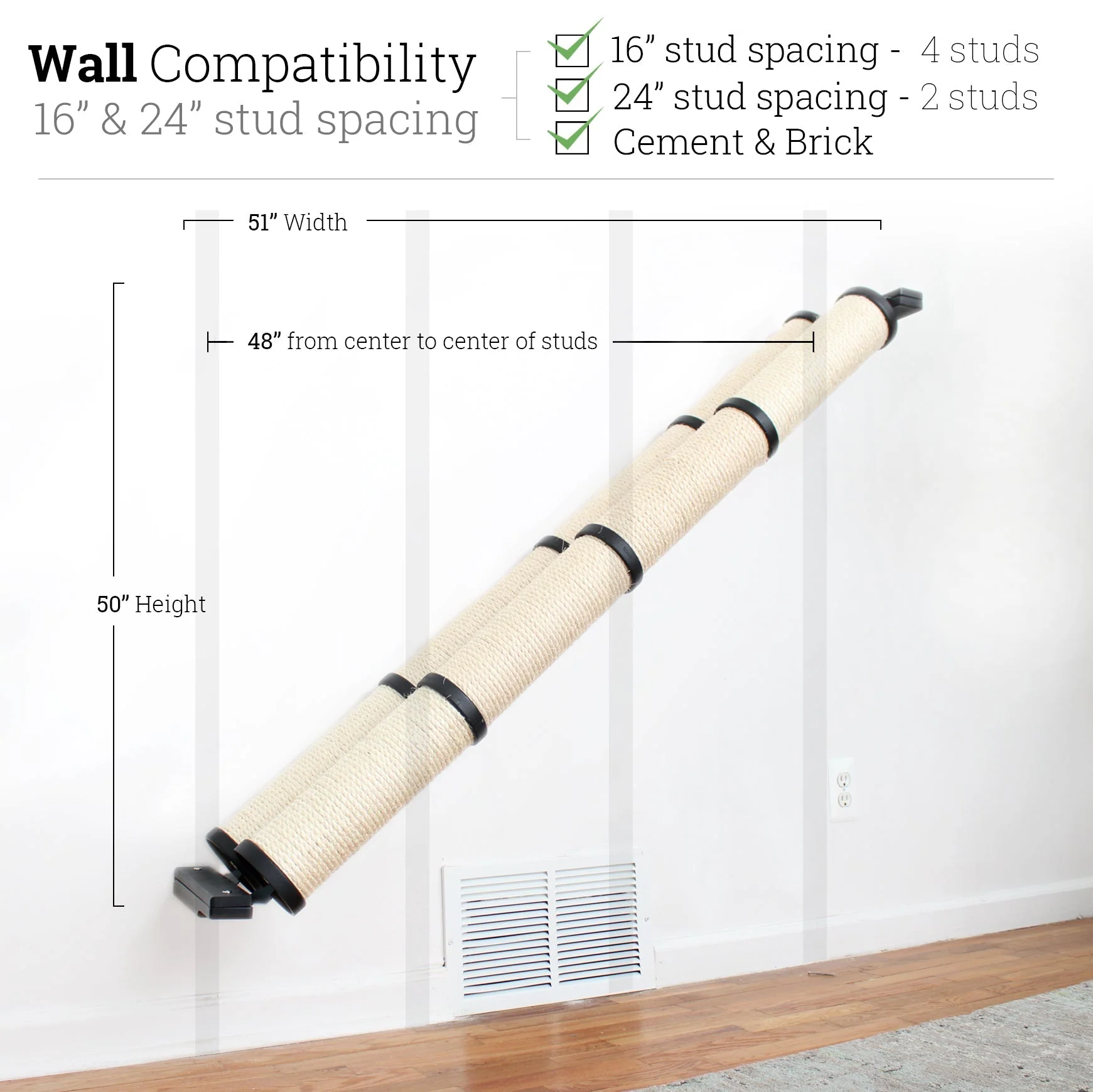 Slanted Cat Scratcher for Wall - Image 77